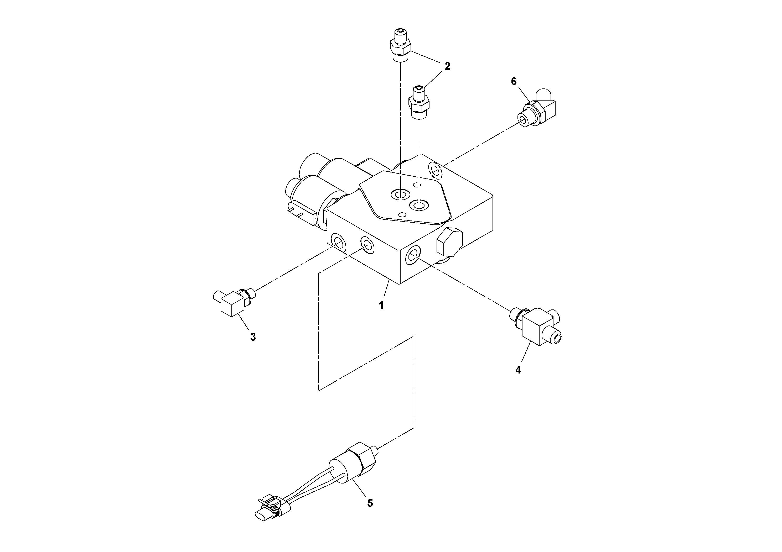 Схема запчастей Volvo CR24/CR30 S/N 197606 - - 46175 Brake Valve Assembly 