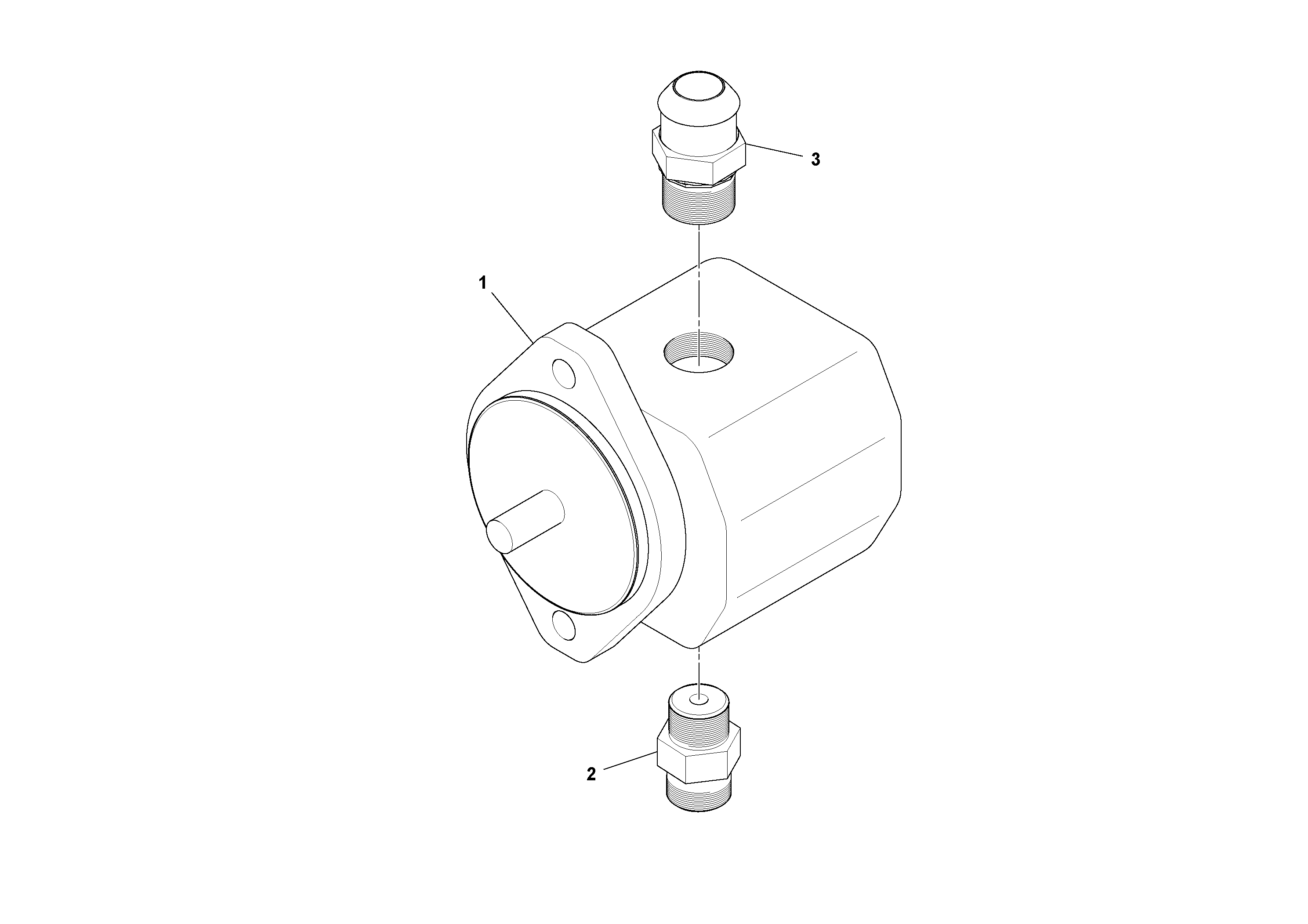 Схема запчастей Volvo DD112HF/DD118HF/HA/HFA S/N 197518 - - 57751 Pump Assembly 