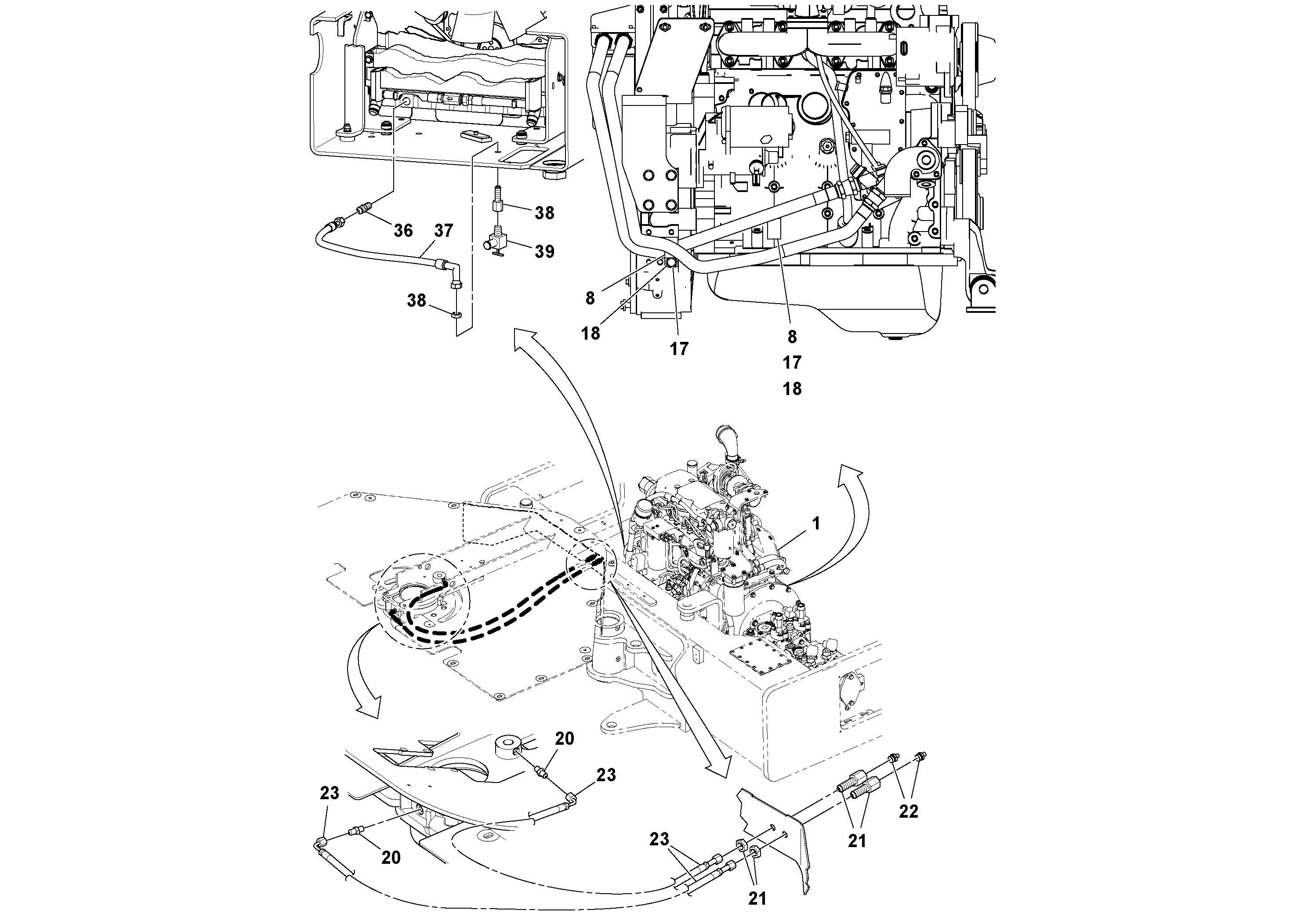 Схема запчастей Volvo DD112HF/DD118HF/HA/HFA S/N 197518 - - 98269 Maintenance Package 