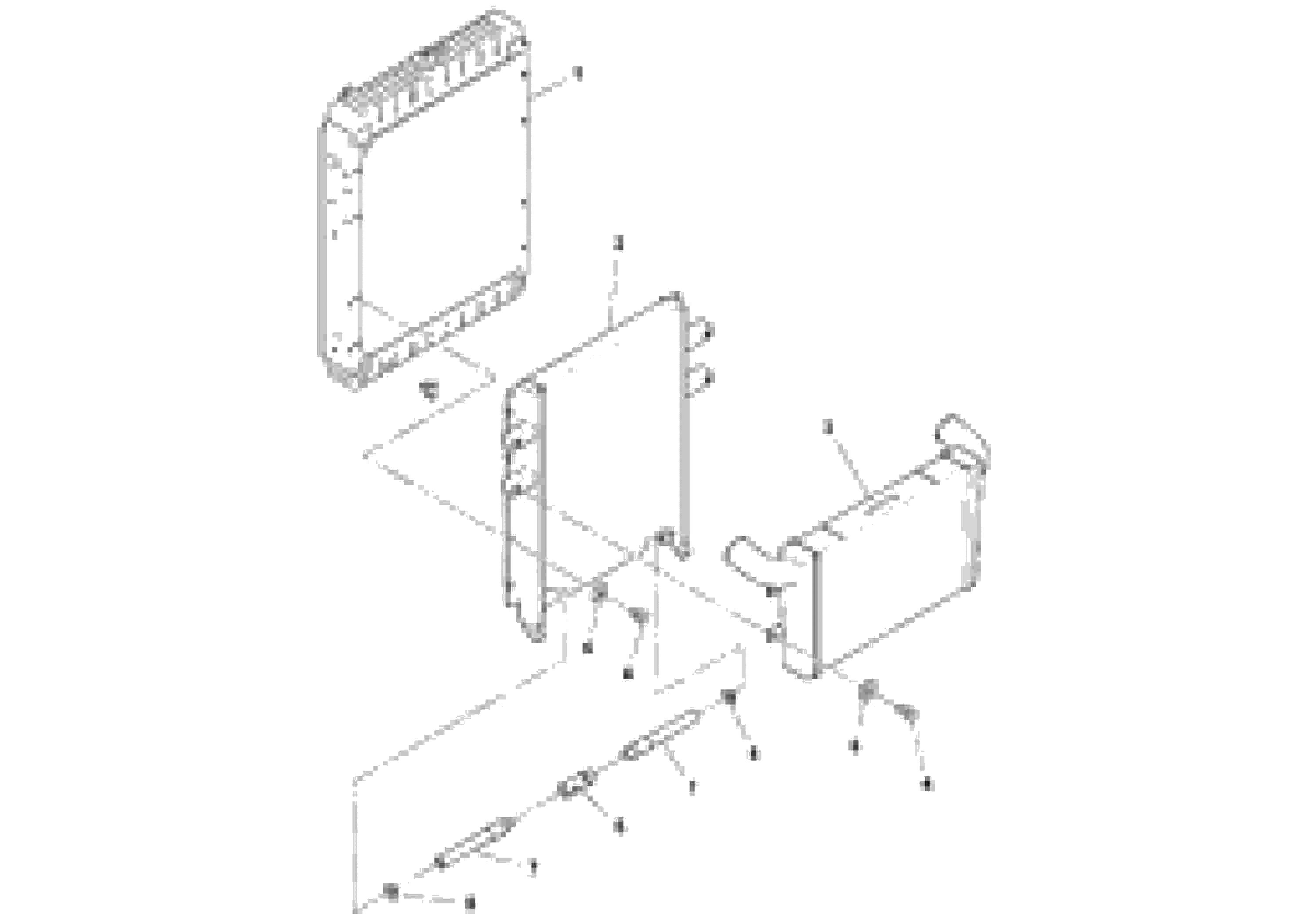 Схема запчастей Volvo DD132HF/DD138HF/HA/HFA S/N 197527- - 57746 Cooling Assembly 