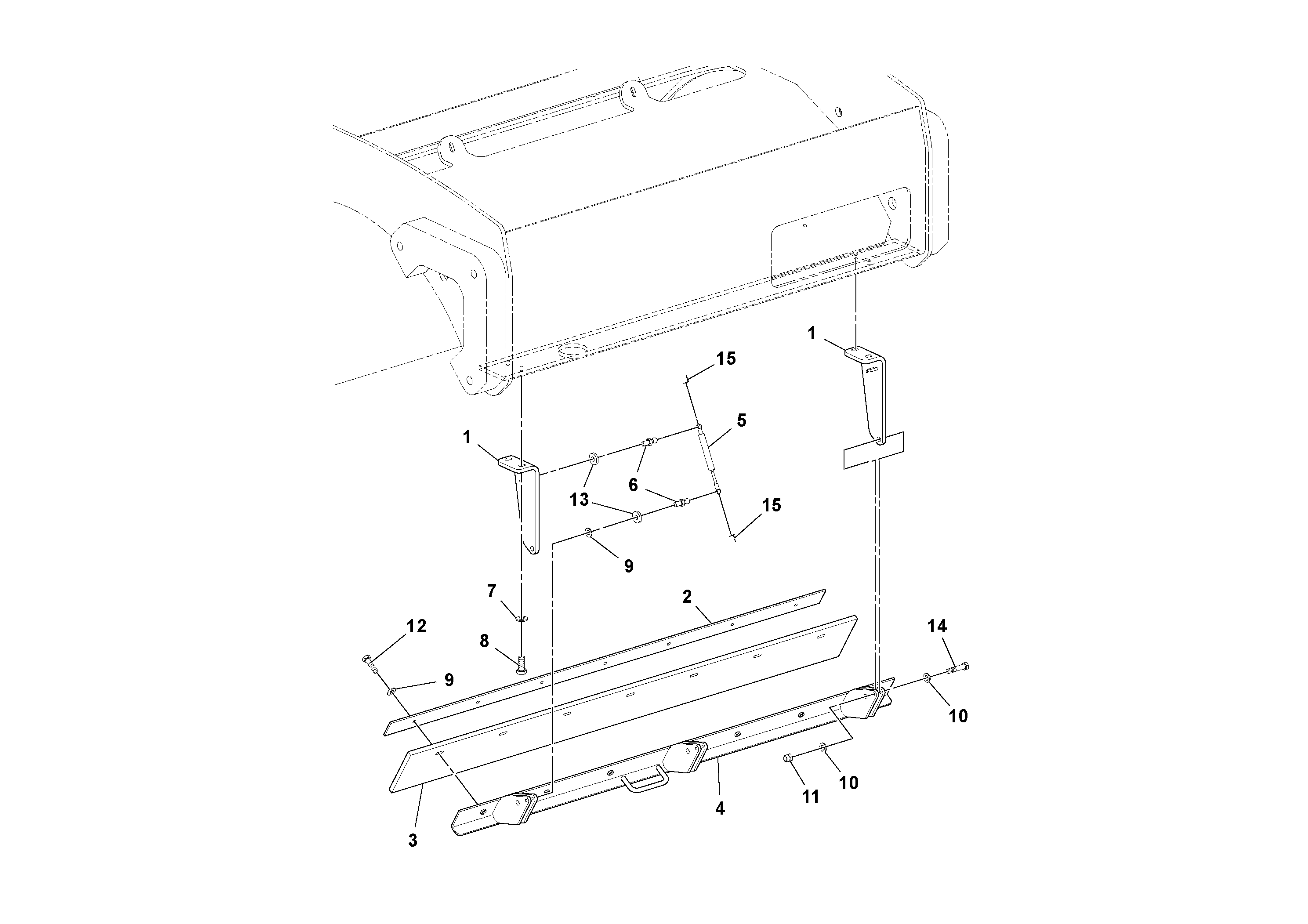 Схема запчастей Volvo DD70/DD70HF S/N 197522 - - 100393 Scraper Installation 