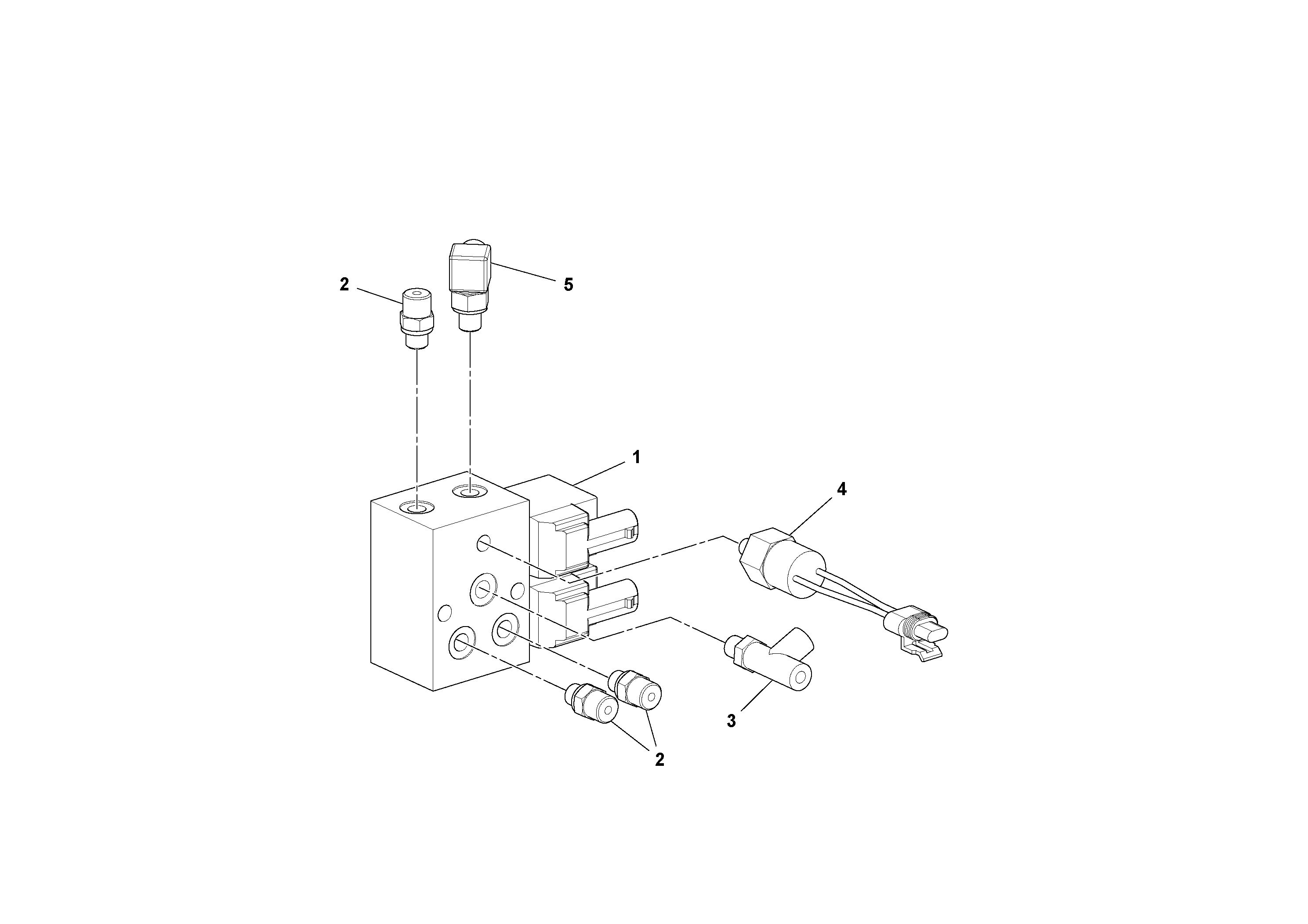 Схема запчастей Volvo DD70/DD70HF S/N 197522 - - 46292 Brake/destroke Valve Assembly 