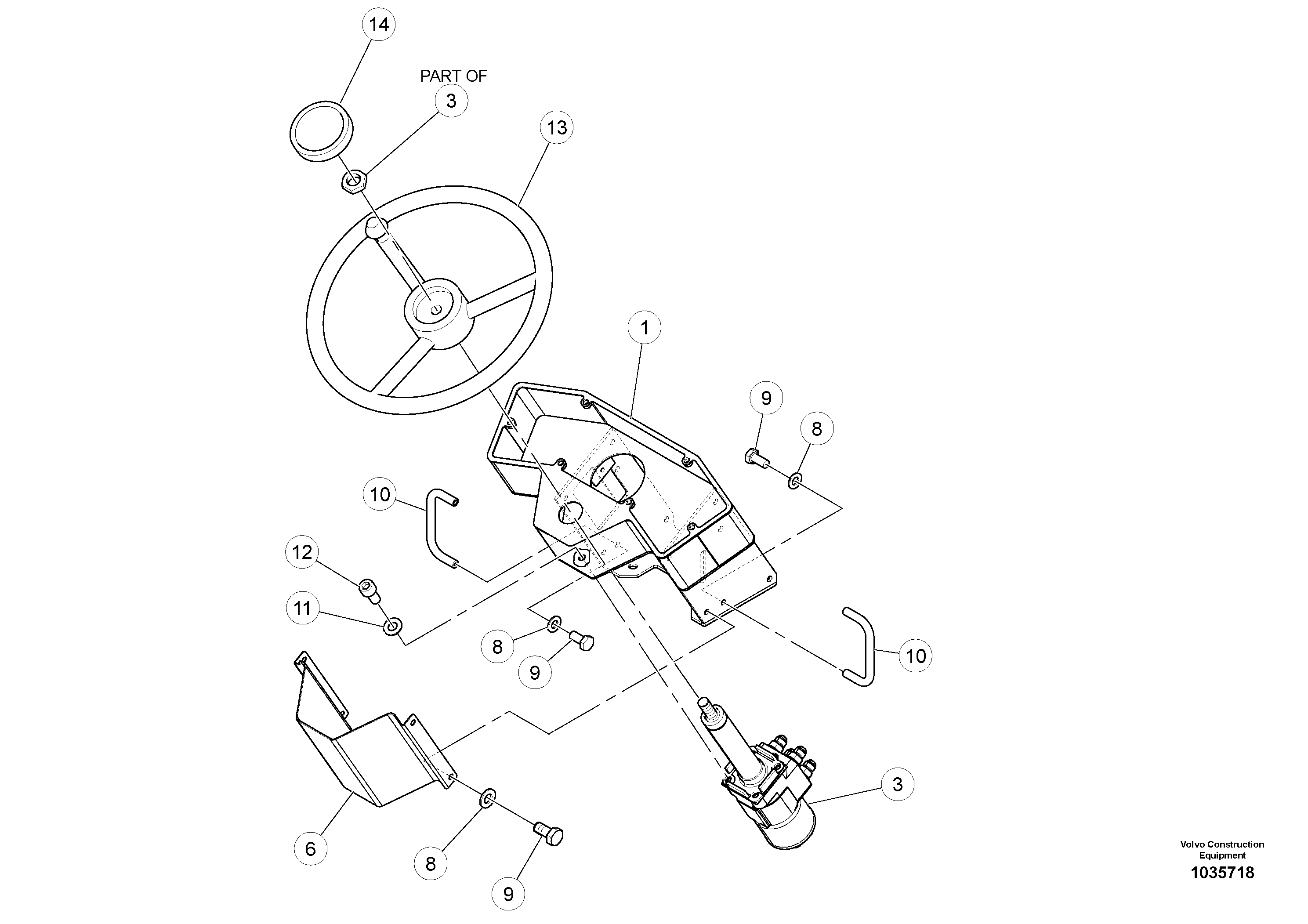 Схема запчастей Volvo PT220RH/PT240RH - 97165 Control Panel Assembly 