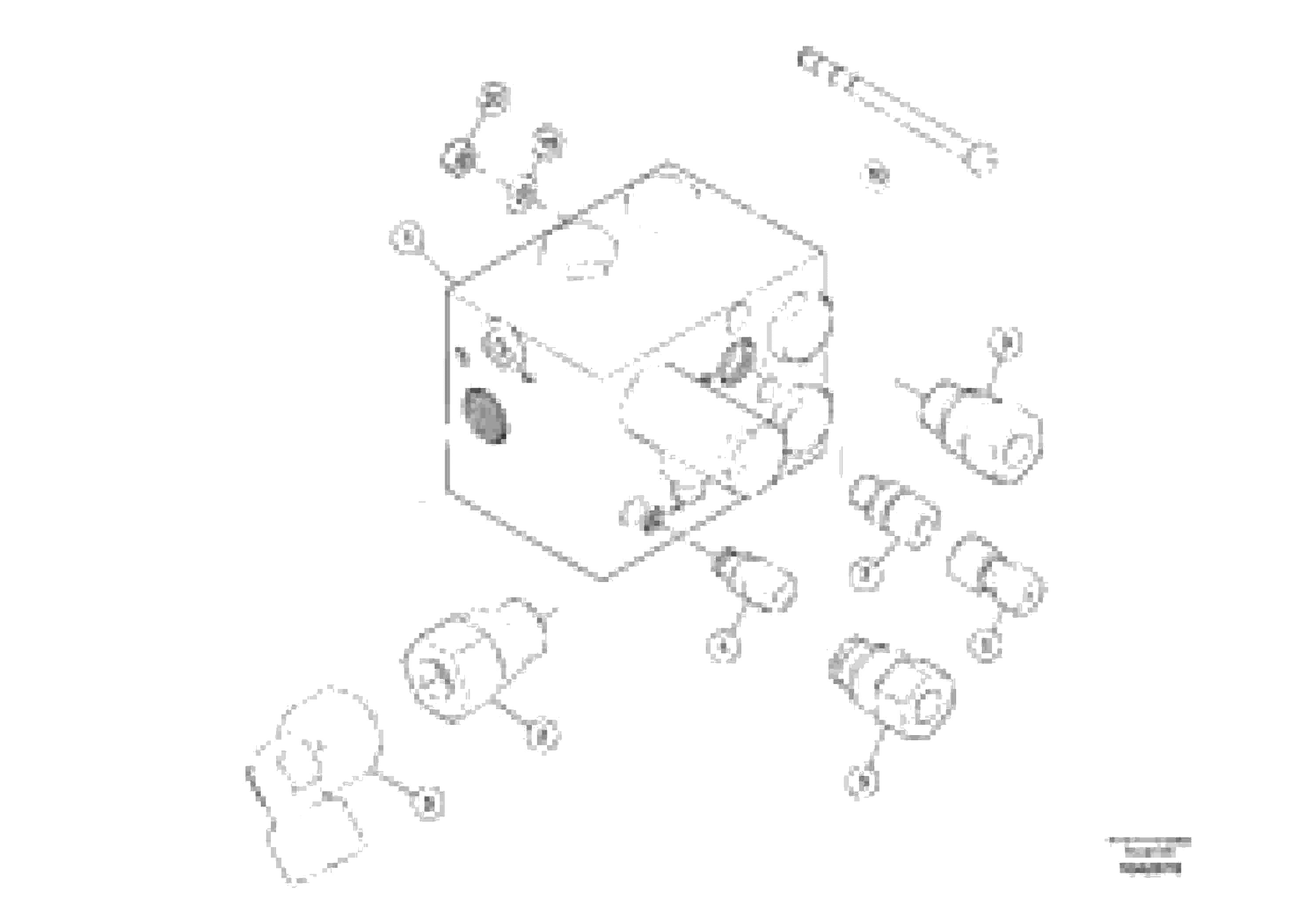 Схема запчастей Volvo DD24 S/N 20661 - - 17071 Differential check valve 