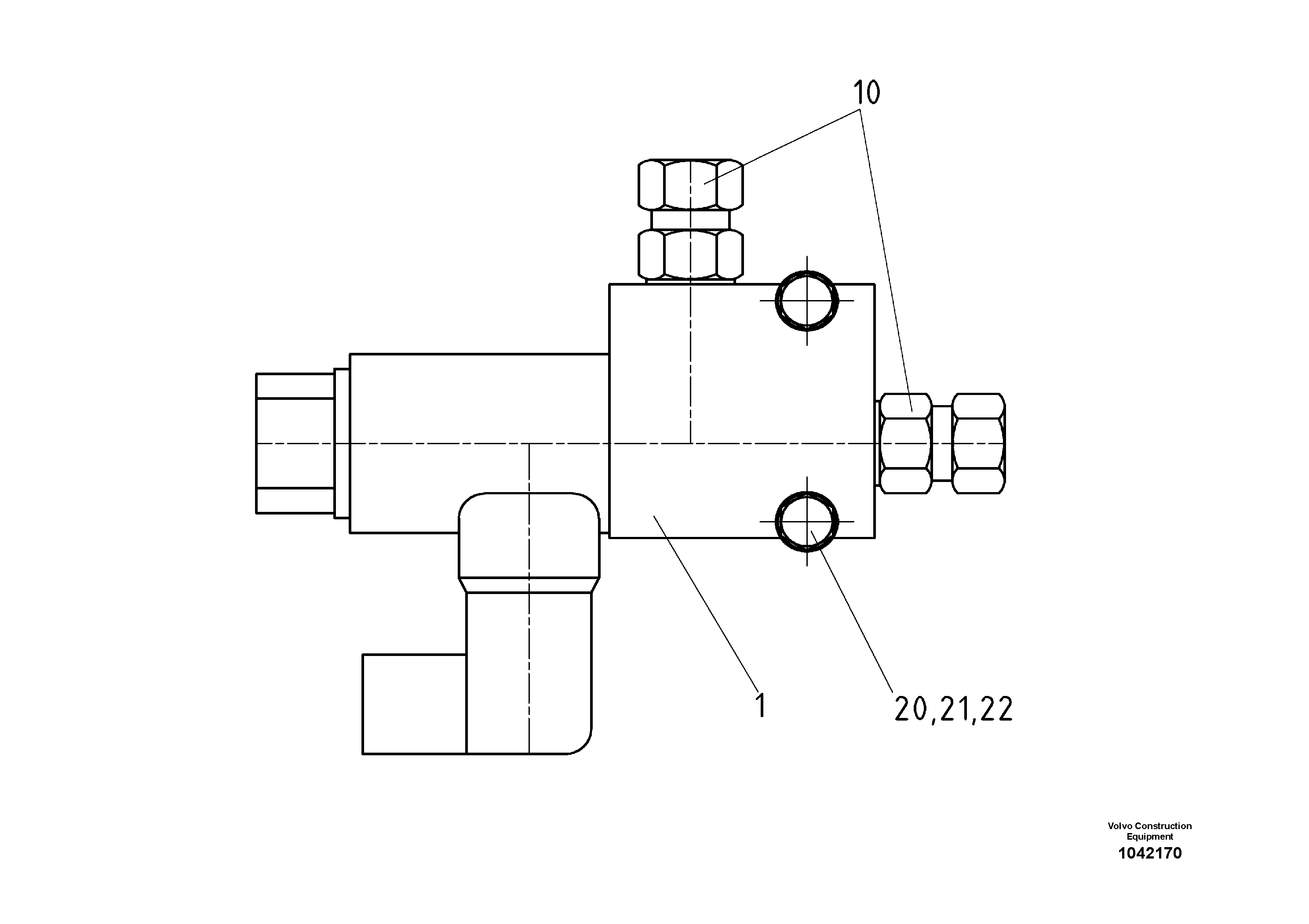 Схема запчастей Volvo DD85 S/N 21362 - - 55731 Sliding valve 