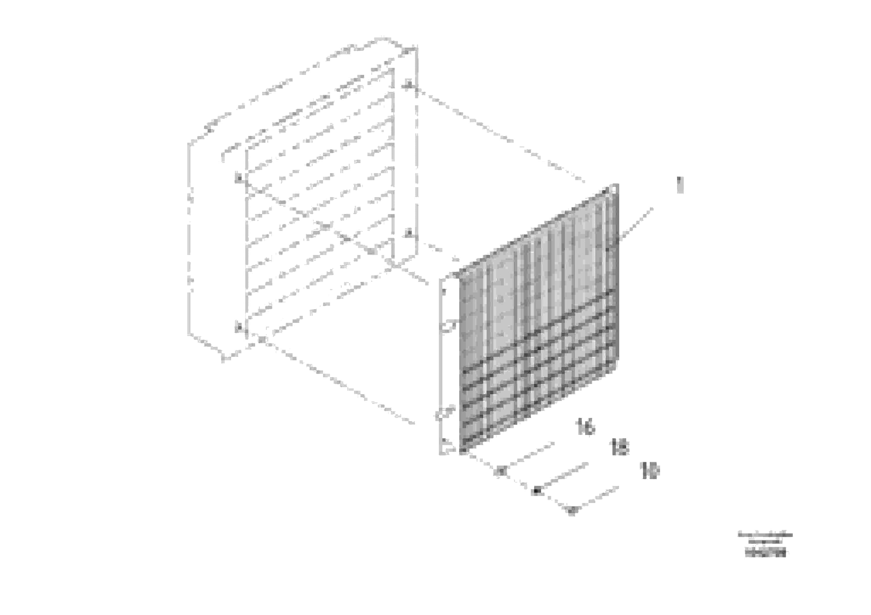 Схема запчастей Volvo DD95 S/N 20624 - - 74422 Condenser assembly 