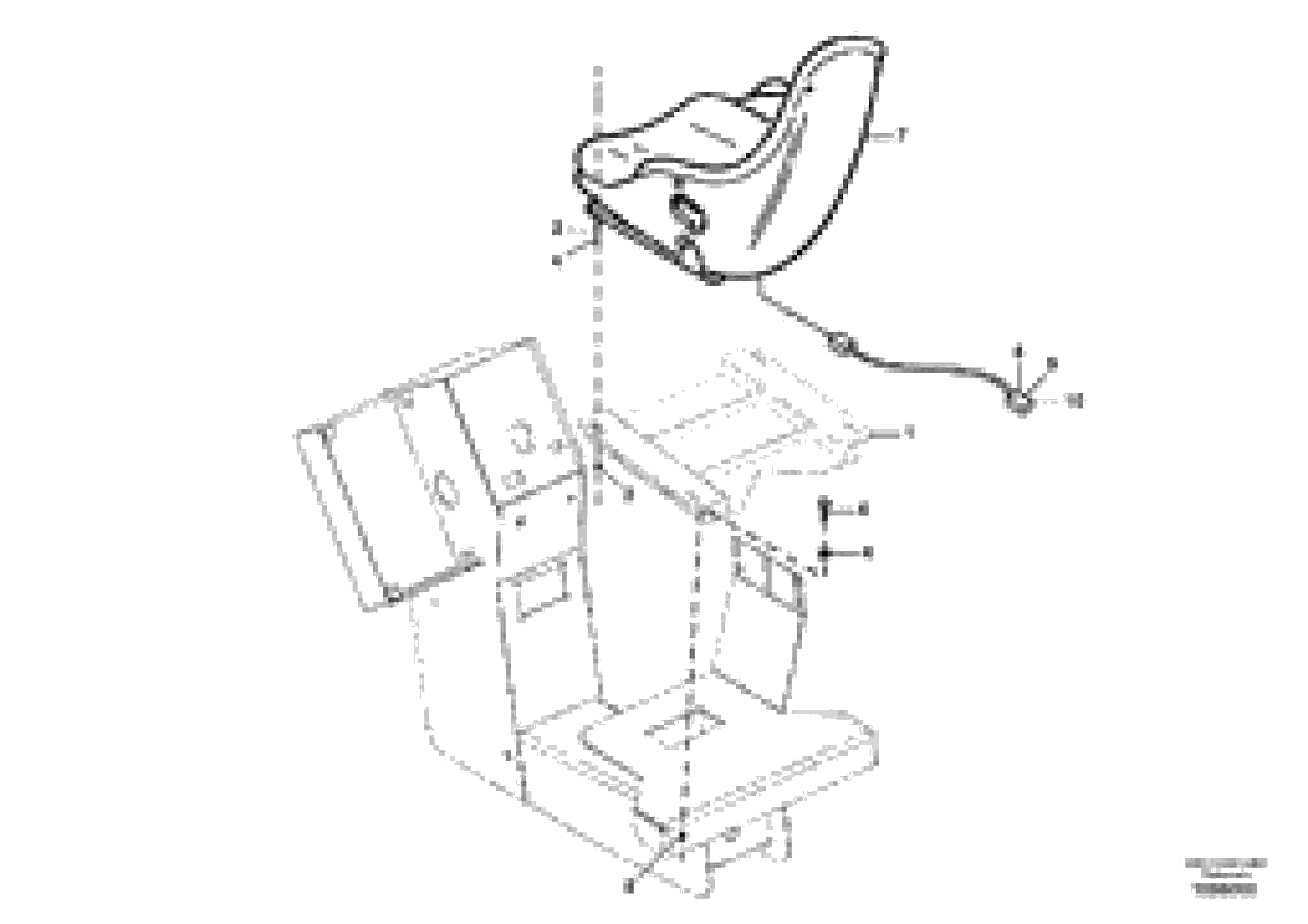Схема запчастей Volvo DD126HF S/N 53537 - - 89852 Seat Installation 