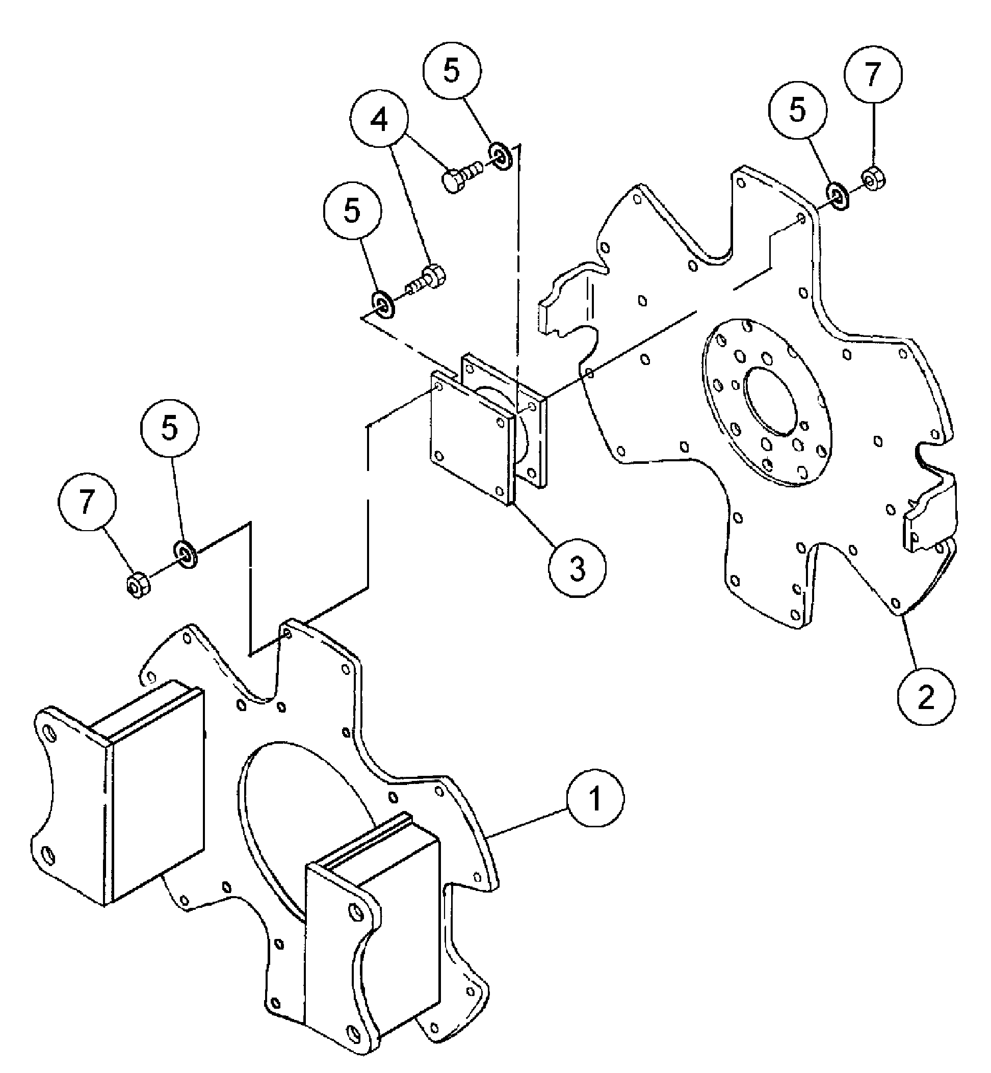 Схема запчастей Volvo DD136HF S/N 53593 - - 106397 Carrier Plate Assembly 