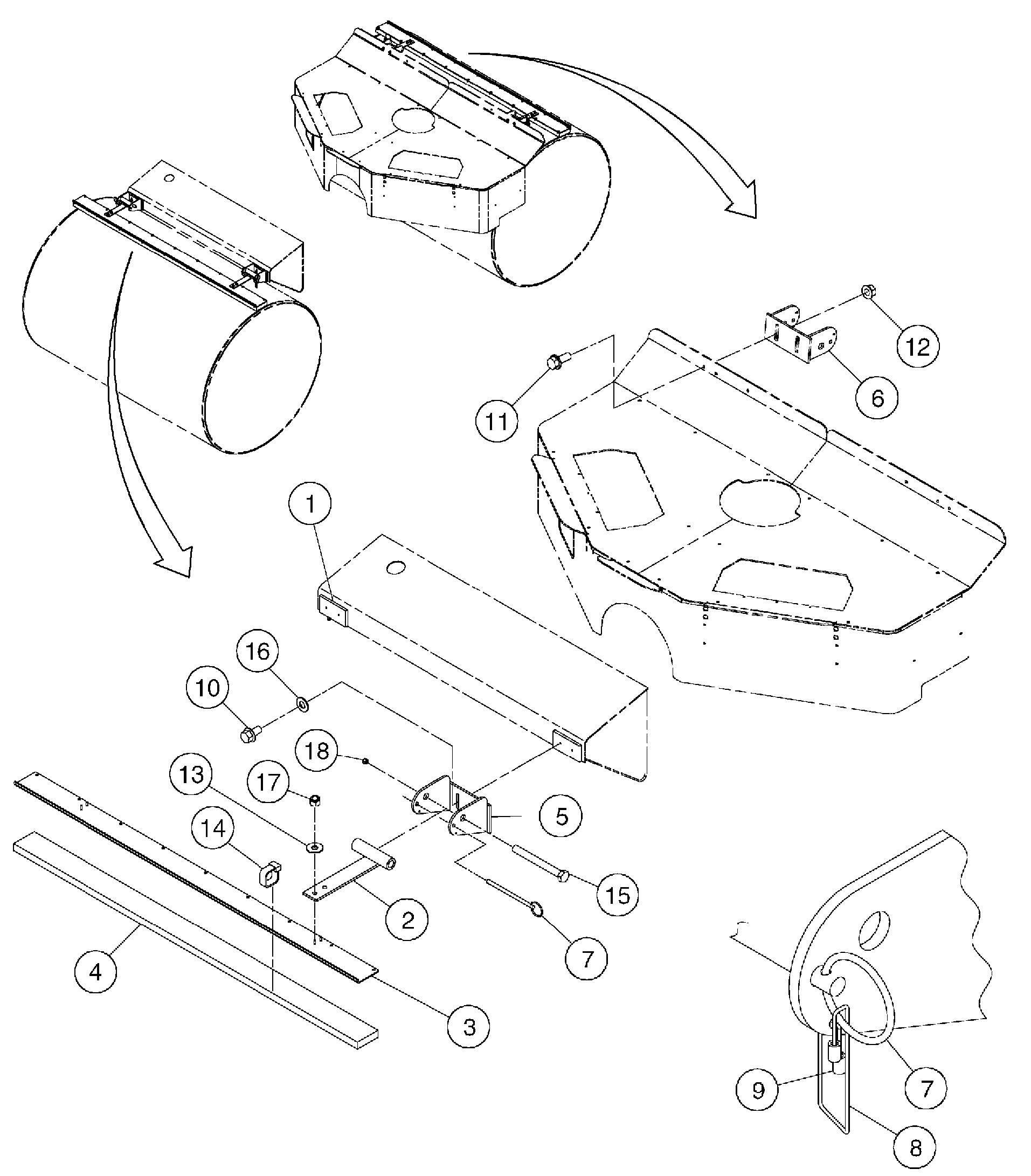 Схема запчастей Volvo DD136HF S/N 53593 - - 86358 Cocoa Mat Installation 