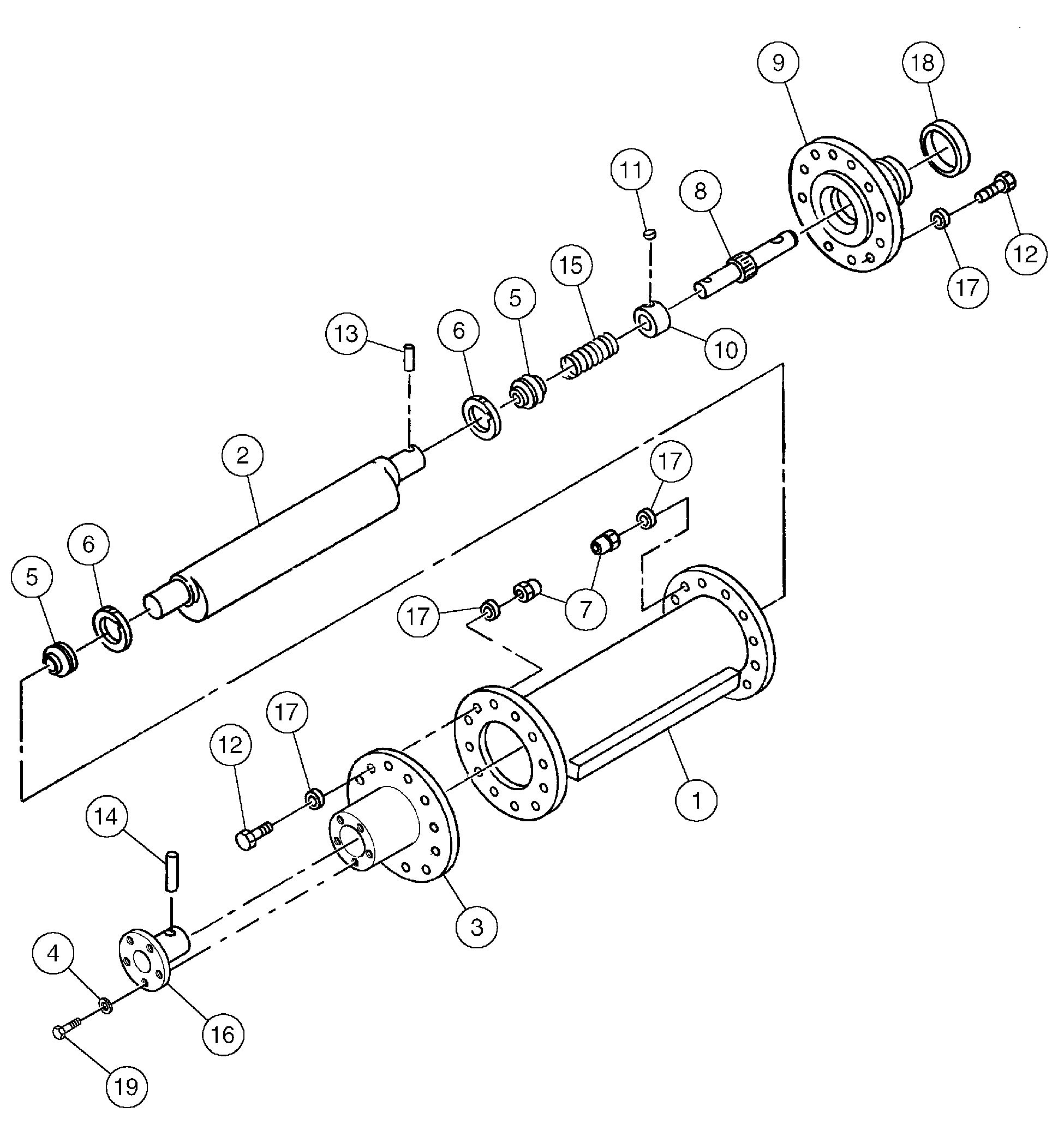 Схема запчастей Volvo DD136HF S/N 53593 - - 89514 Eccentric Shaft Assembly 