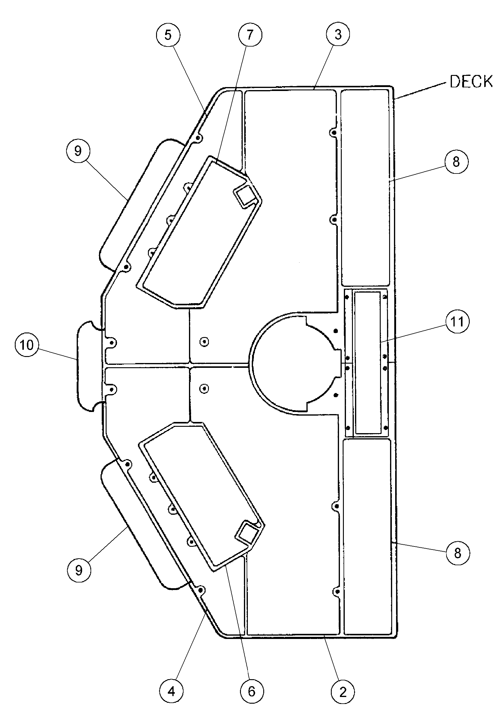 Схема запчастей Volvo DD136HF S/N 53593 - - 90792 Flex Tread Installation 