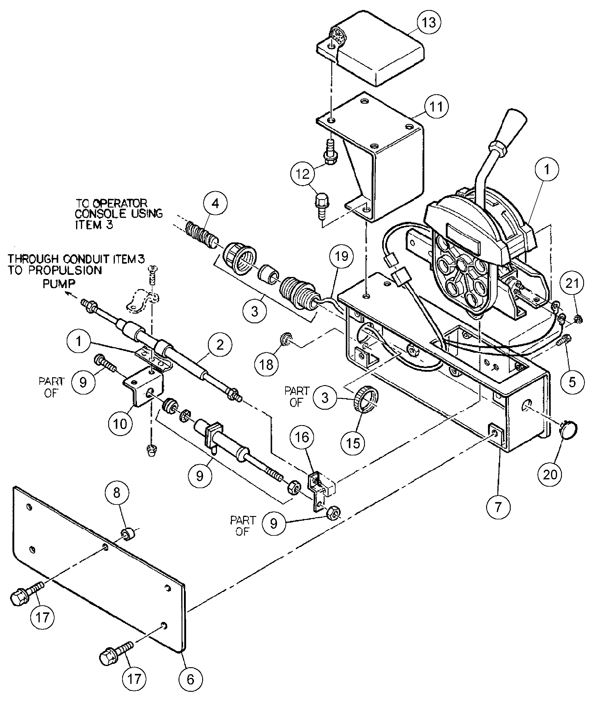 Схема запчастей Volvo DD136HF S/N 53593 - - 91467 Control Lever Assembly 