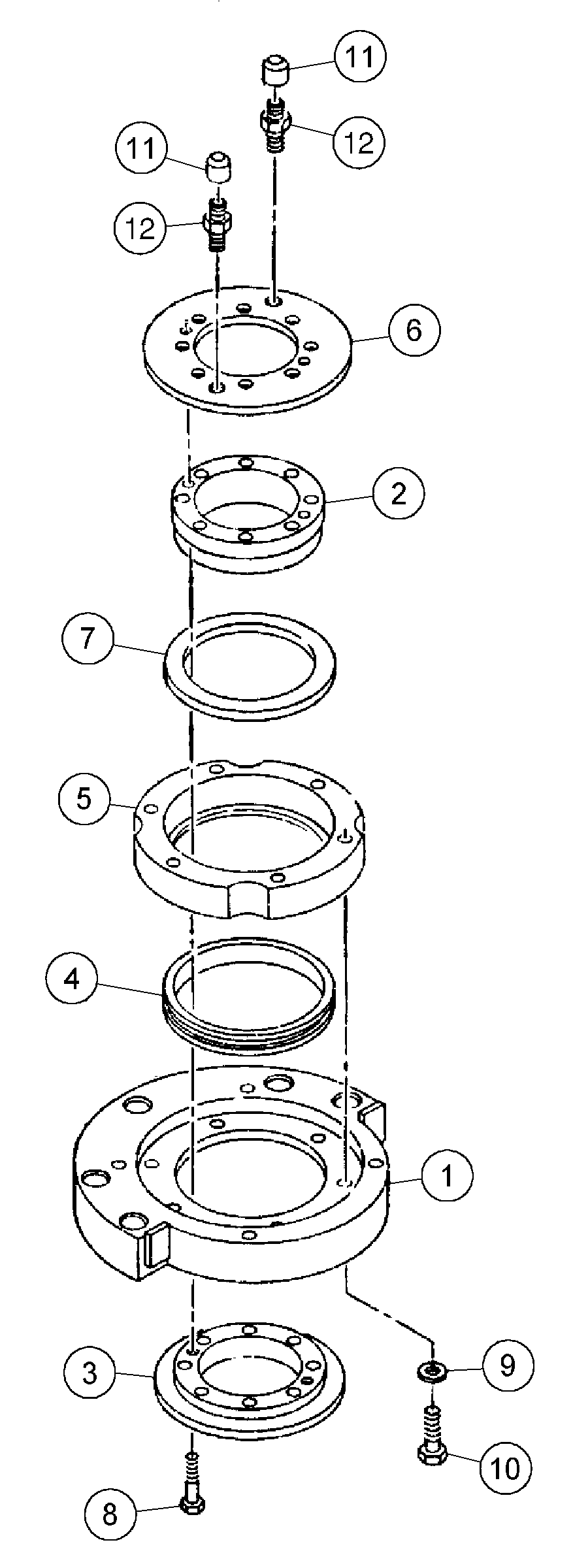 Схема запчастей Volvo DD146HF S/N 53539 - - 87022 Control Lever Assembly 