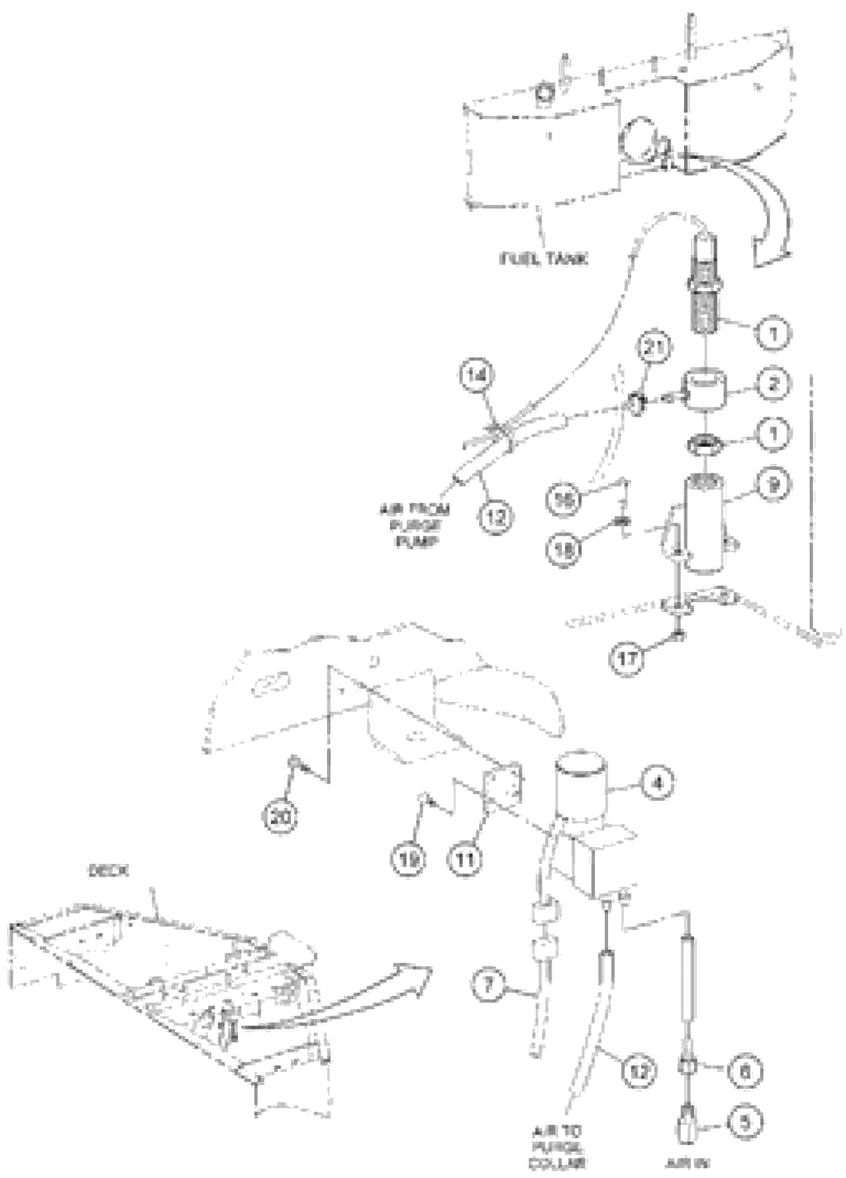 Схема запчастей Volvo DD146HF S/N 53539 - - 91108 Material Temperature Sensor Installation 