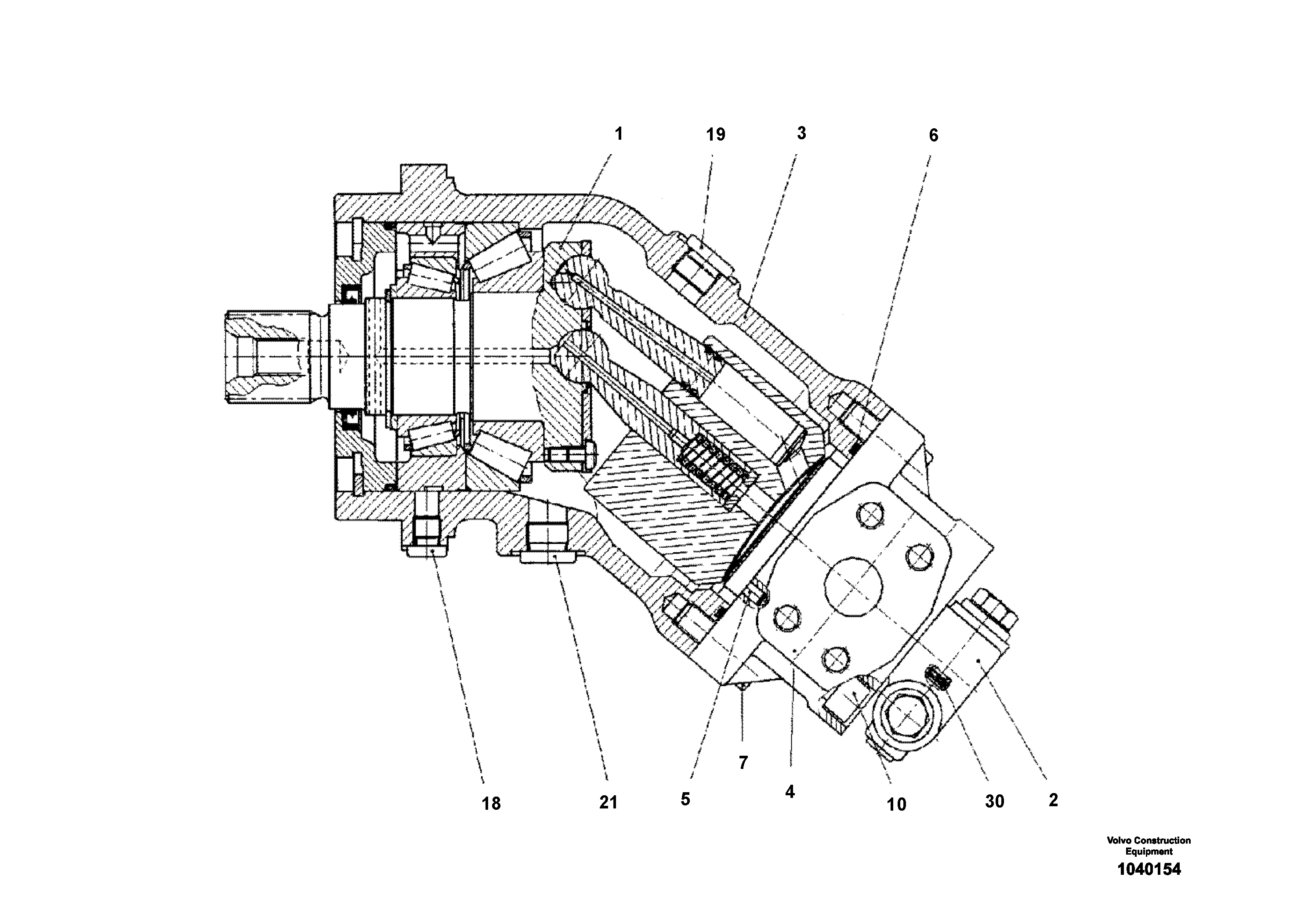 Схема запчастей Volvo DD90 - 50349 Drum Drive Motor Assembly DD90 S/N 08200011422 -