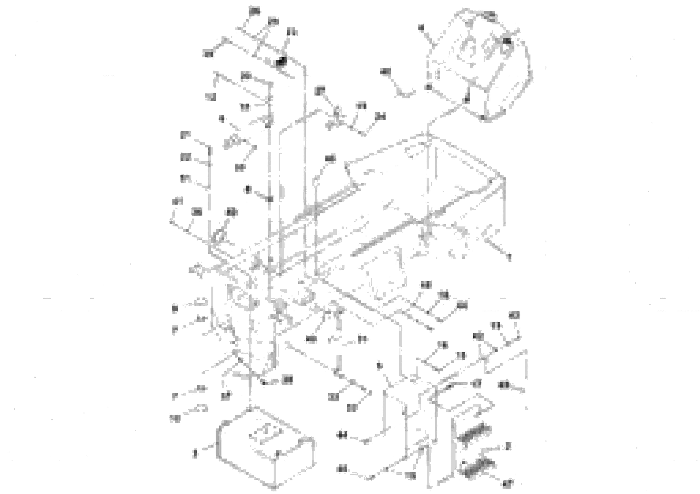 Схема запчастей Volvo SD70D/SD70F/SD77DX/SD77F S/N 197387- - 90556 Rear Frame Installation 