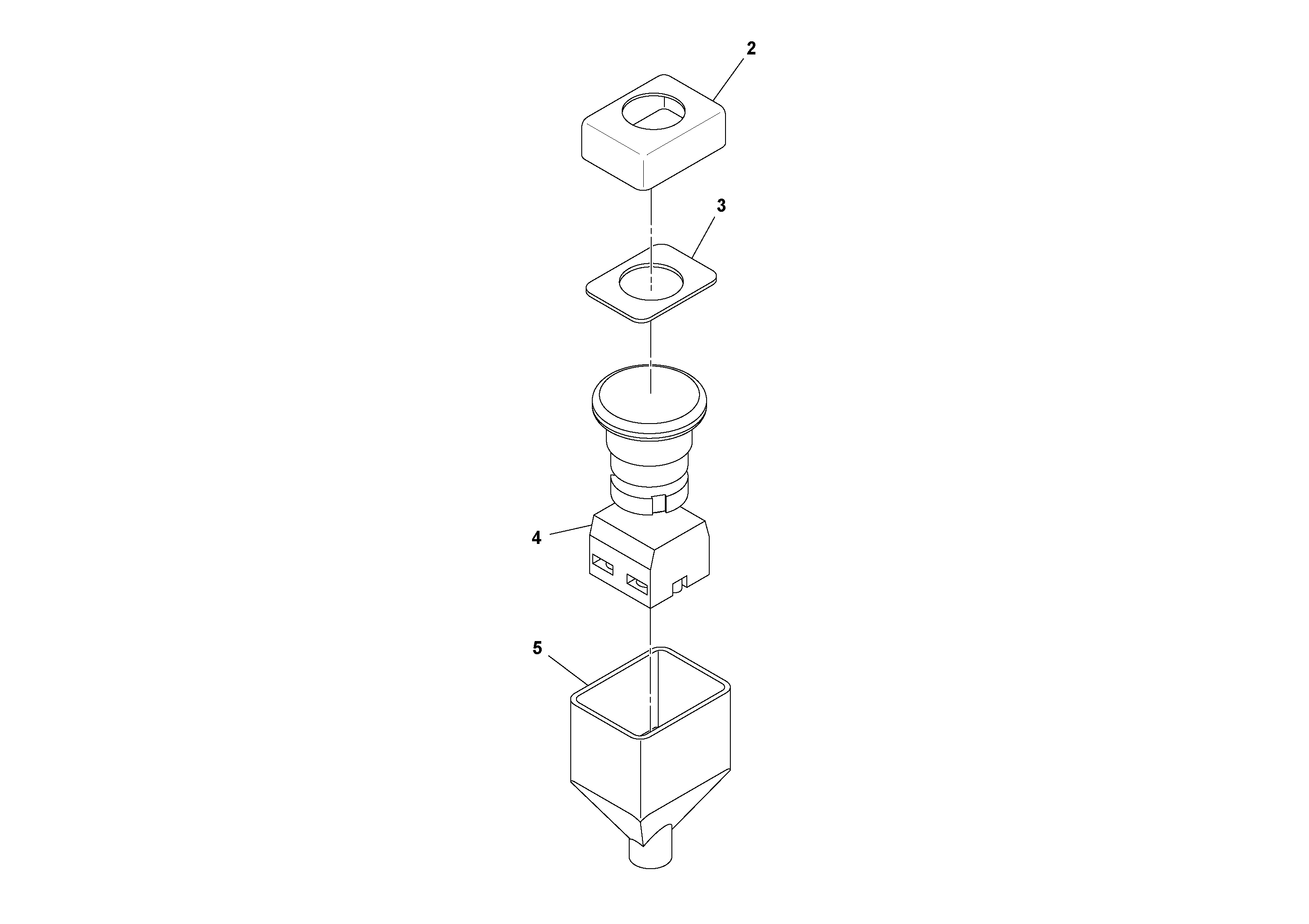 Схема запчастей Volvo SD70D/SD70F/SD77DX/SD77F S/N 197387- - 91513 Emergency Stop Assembly 