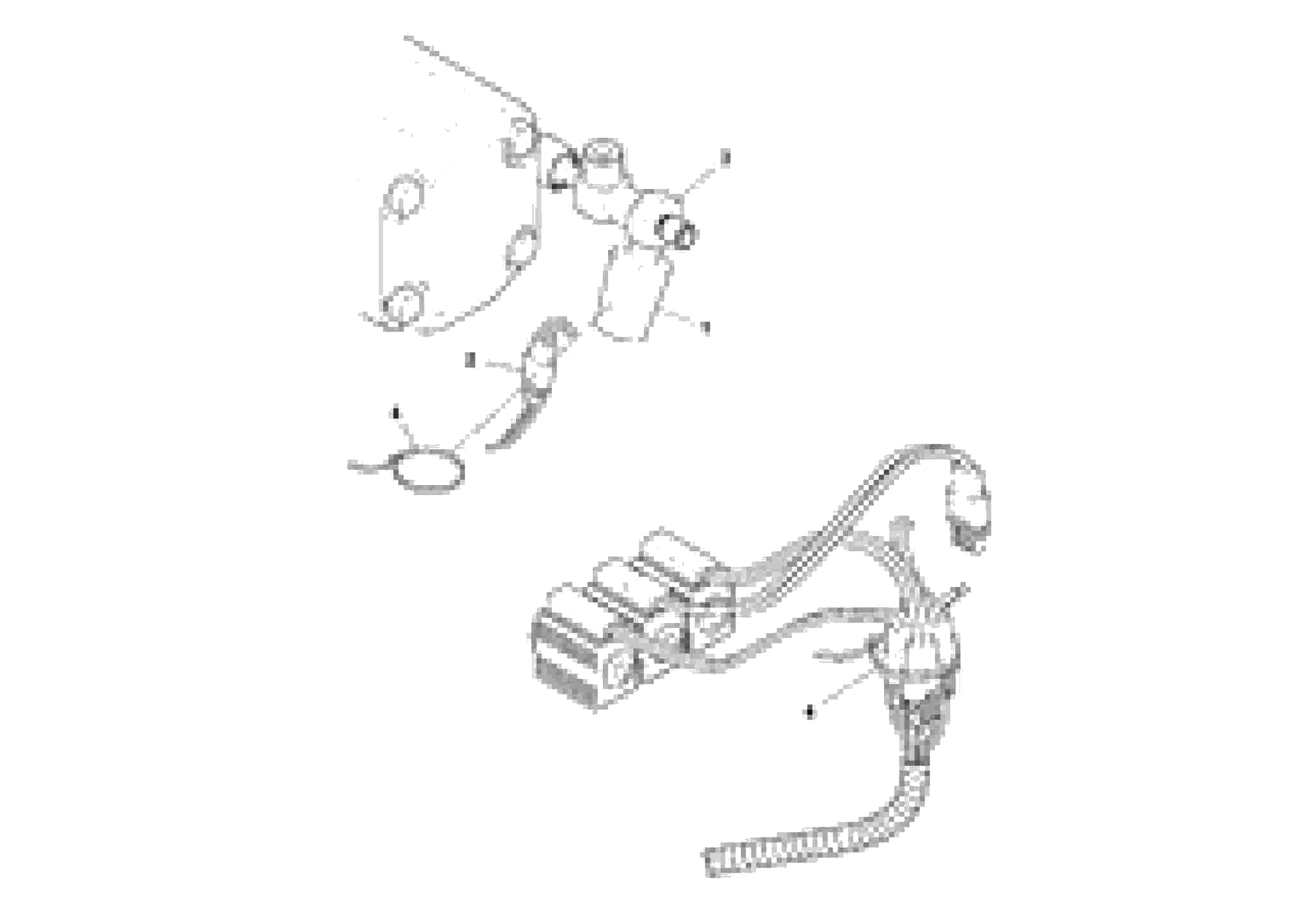 Схема запчастей Volvo SD70D/SD70F/SD77DX/SD77F S/N 197387- - 86596 Lost Steering Pressure Switch 
