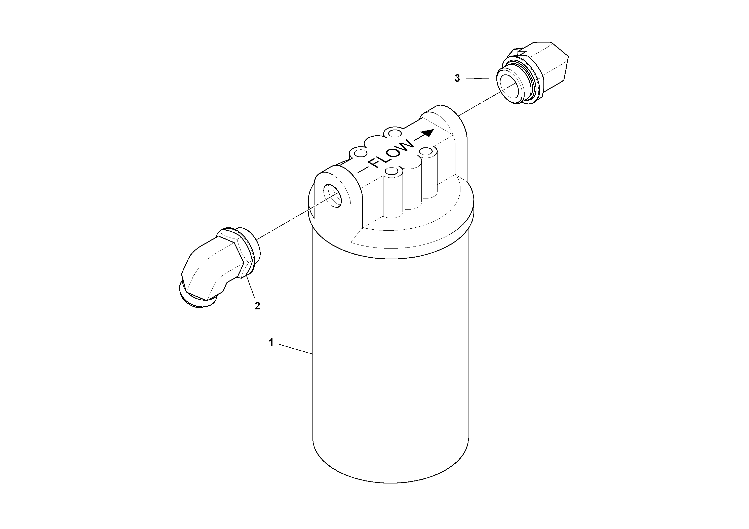 Схема запчастей Volvo SD100C S/N 198060 - - 71762 Suction Filter Assembly 