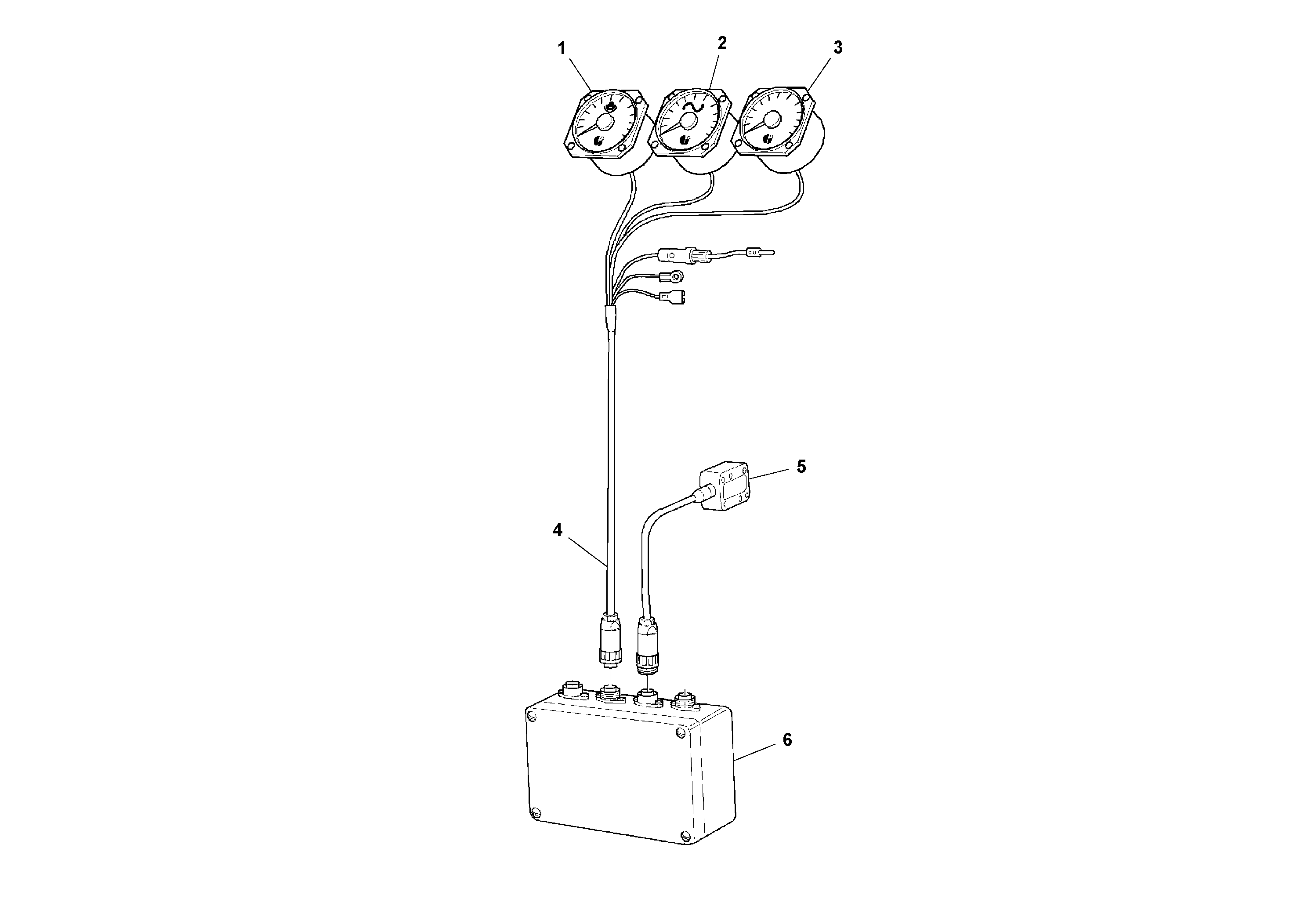 Схема запчастей Volvo SD100C S/N 198060 - - 67282 Compactometer Kit 