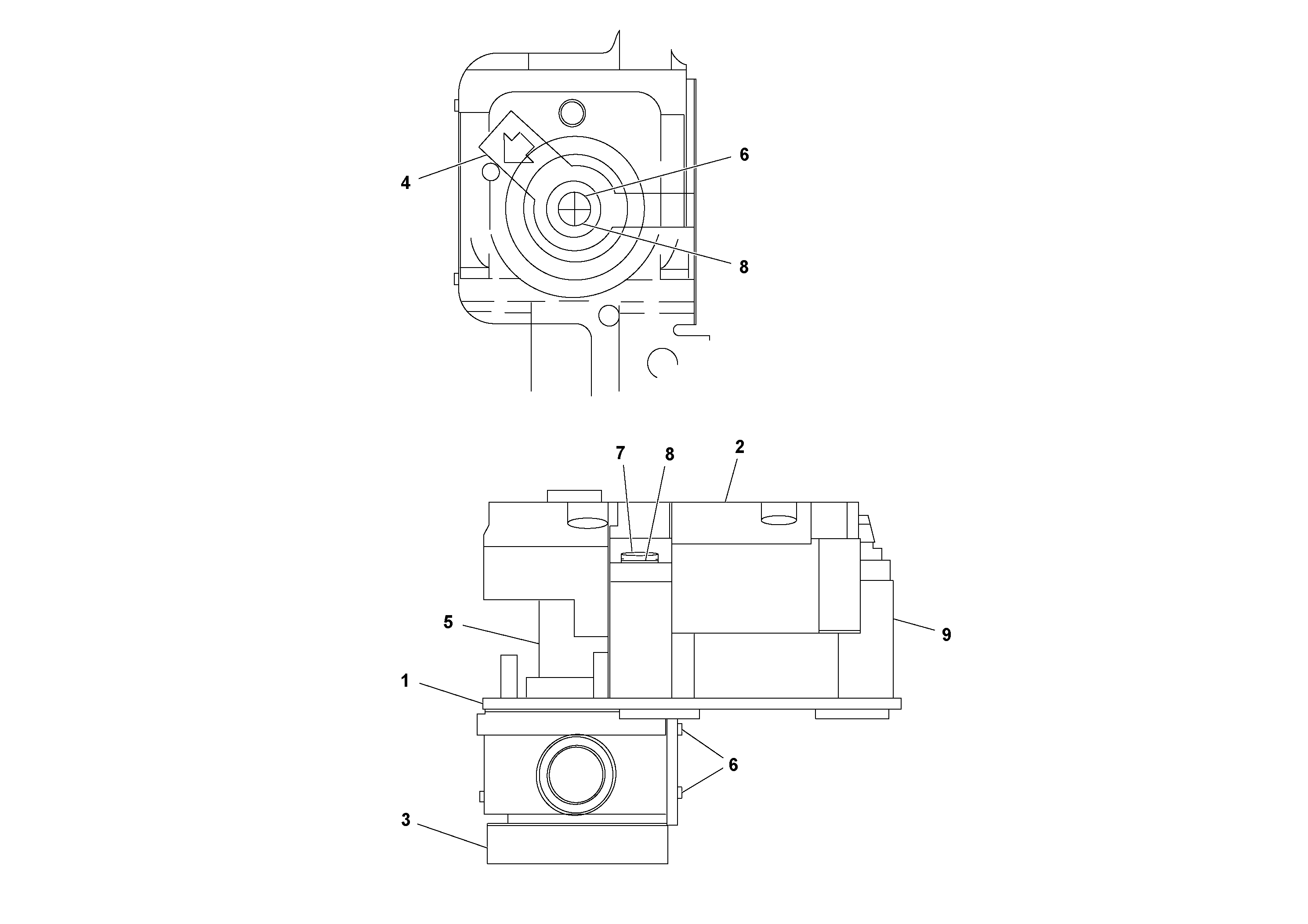 Схема запчастей Volvo SD100D/100F/SD105DX/105F S/N 197389 - - 102974 Heater Valve 