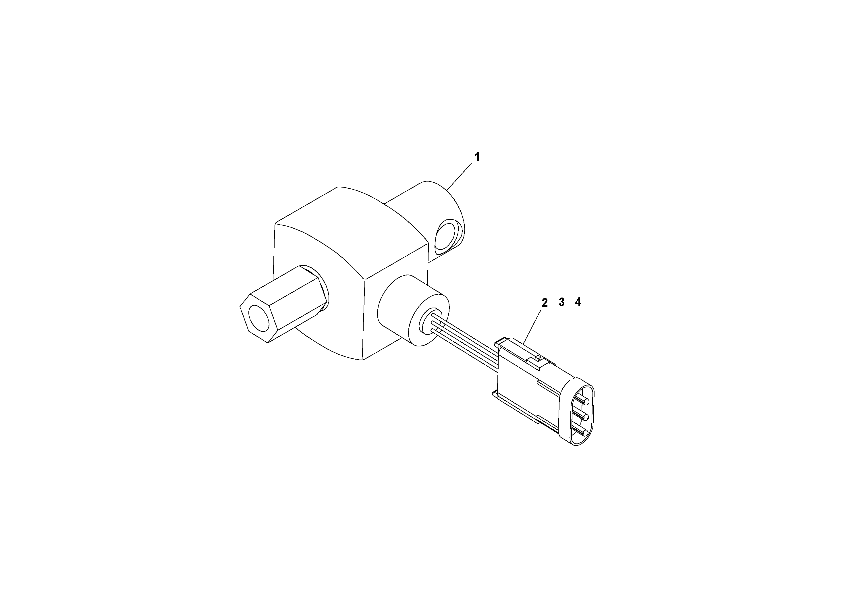 Схема запчастей Volvo SD77DA S/N 197788- - 53454 Solenoid Valve Assembly 