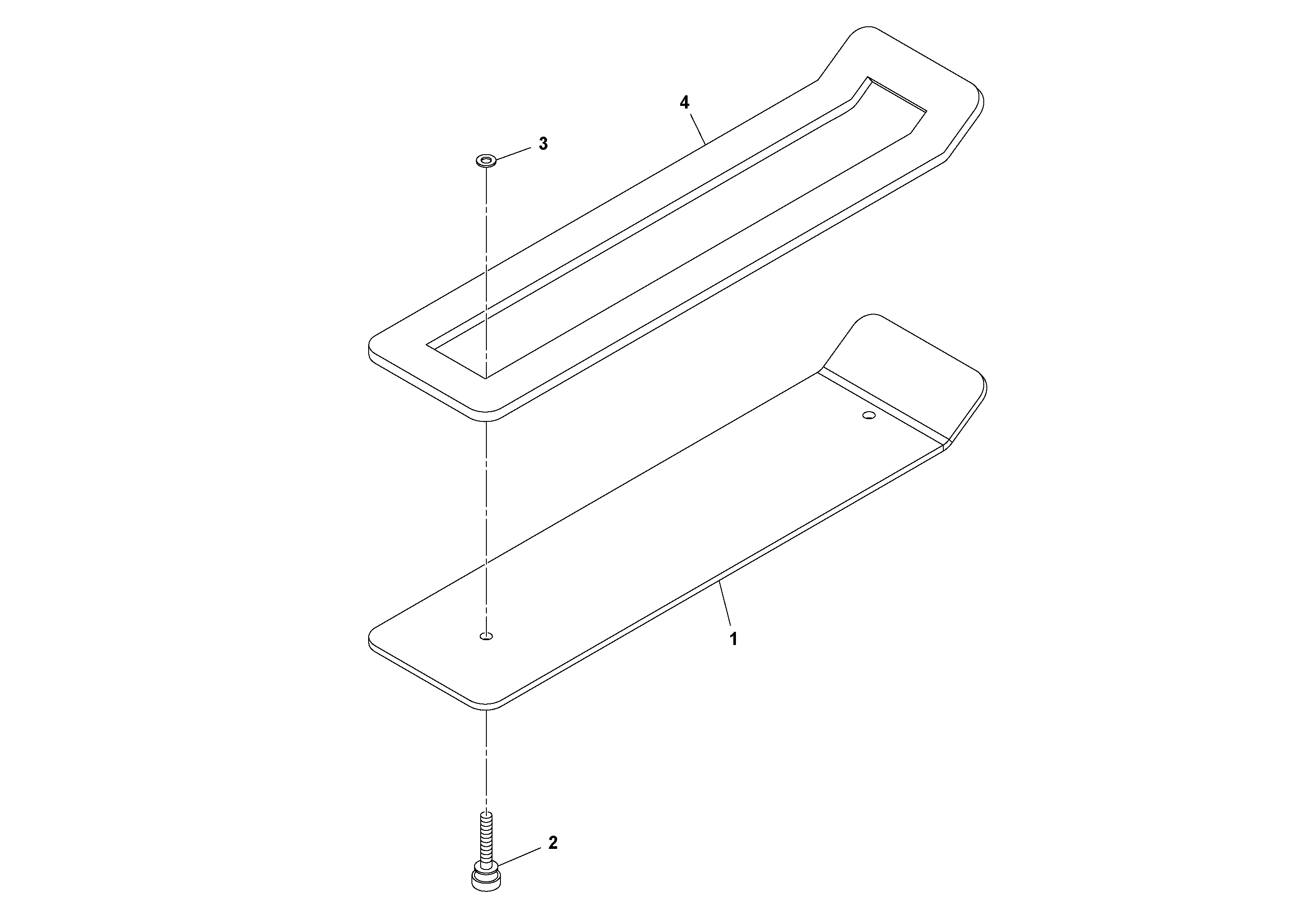 Схема запчастей Volvo SD77DA S/N 197788- - 22989 Fuse Cover Assembly 