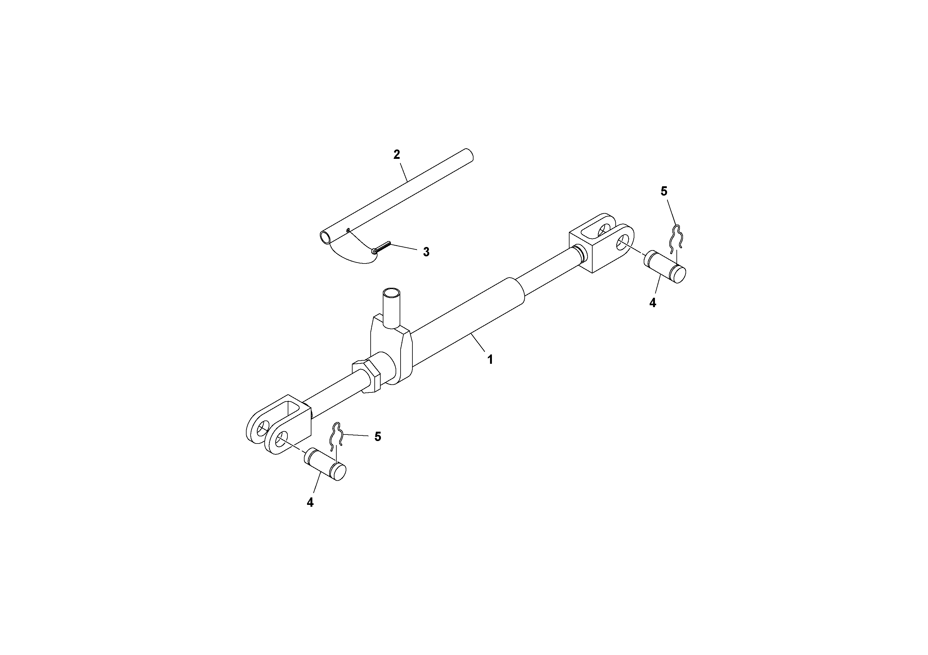 Схема запчастей Volvo SD77DA S/N 197788- - 61930 Ratchet Jack 