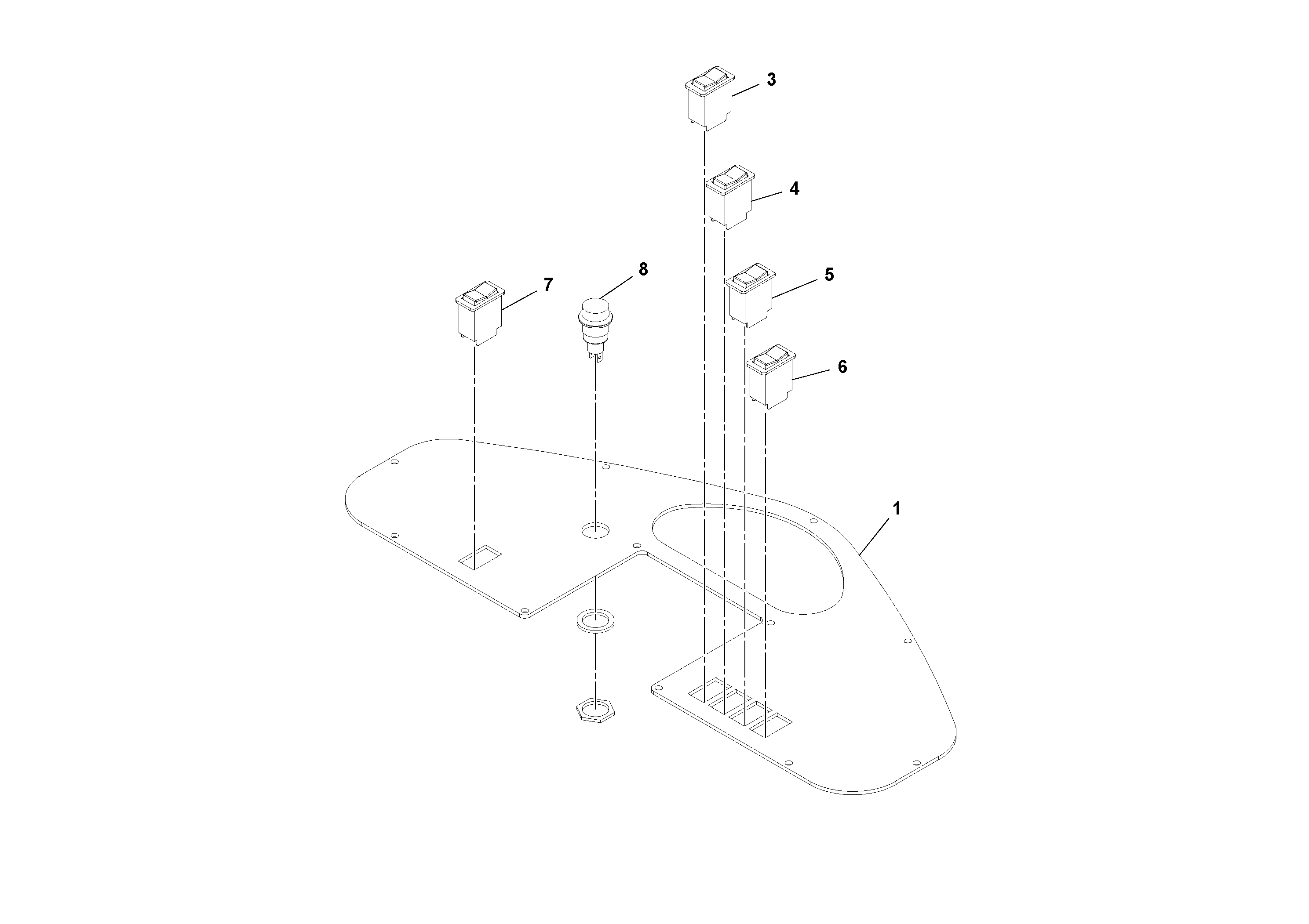 Схема запчастей Volvo SD130D/DX/F S/N 600012 - - 87495 Gauge Panel Assembly 