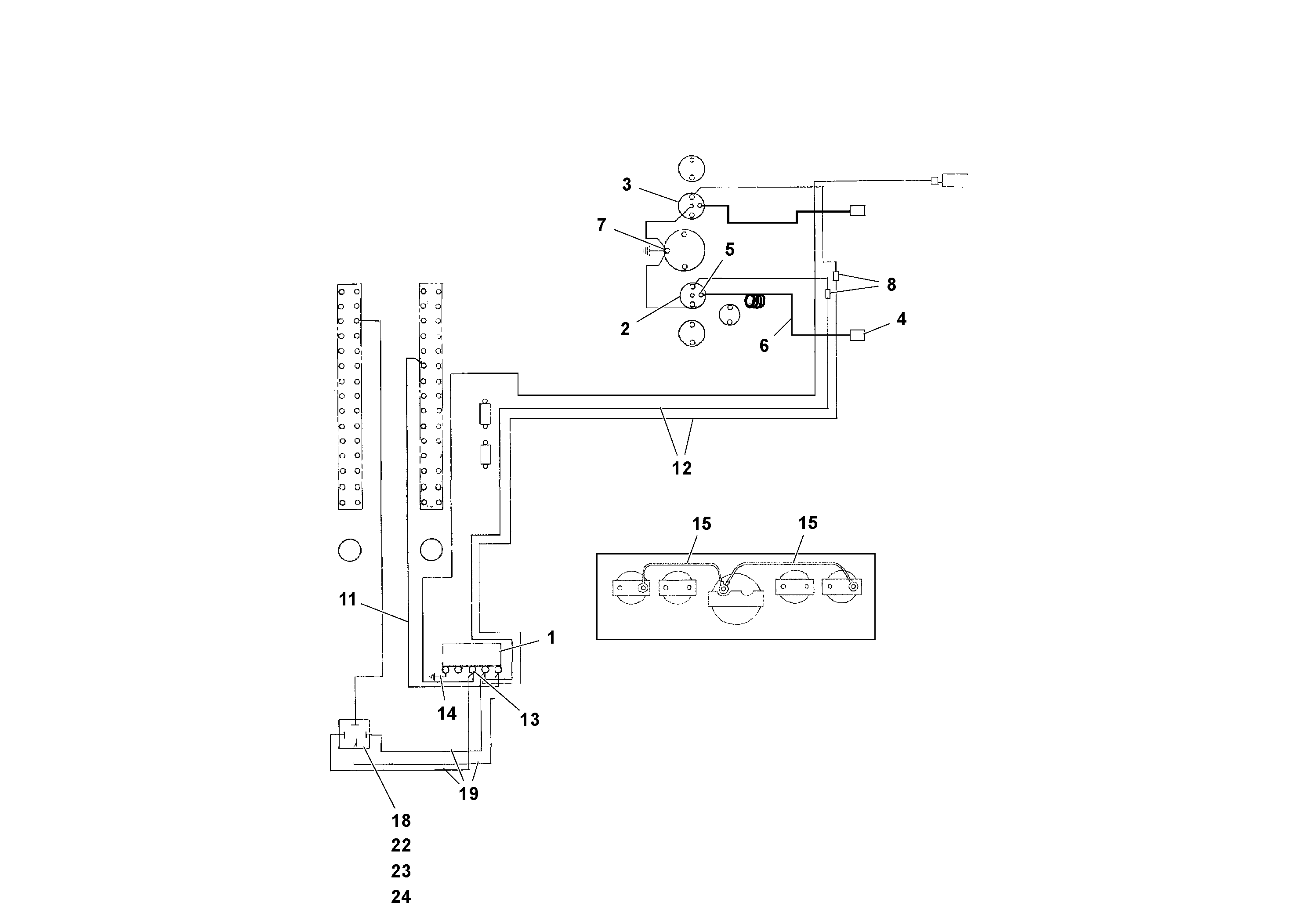 Схема запчастей Volvo RW100A S/N 196960 - - 91730 Engine Shutdown Kit 