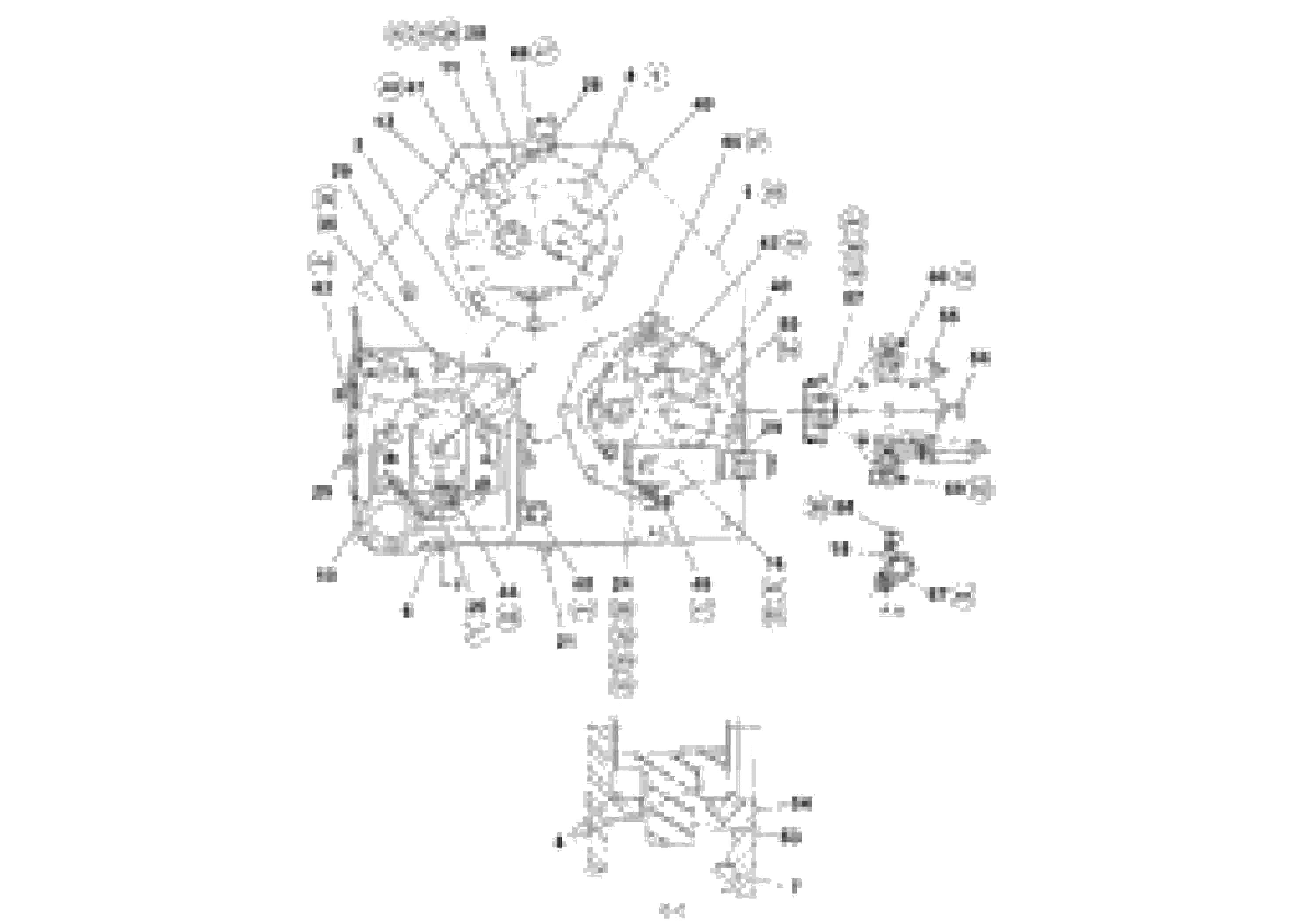 Схема запчастей Volvo RW100A S/N 196960 - - 96924 Pump Drive Box Assembly 