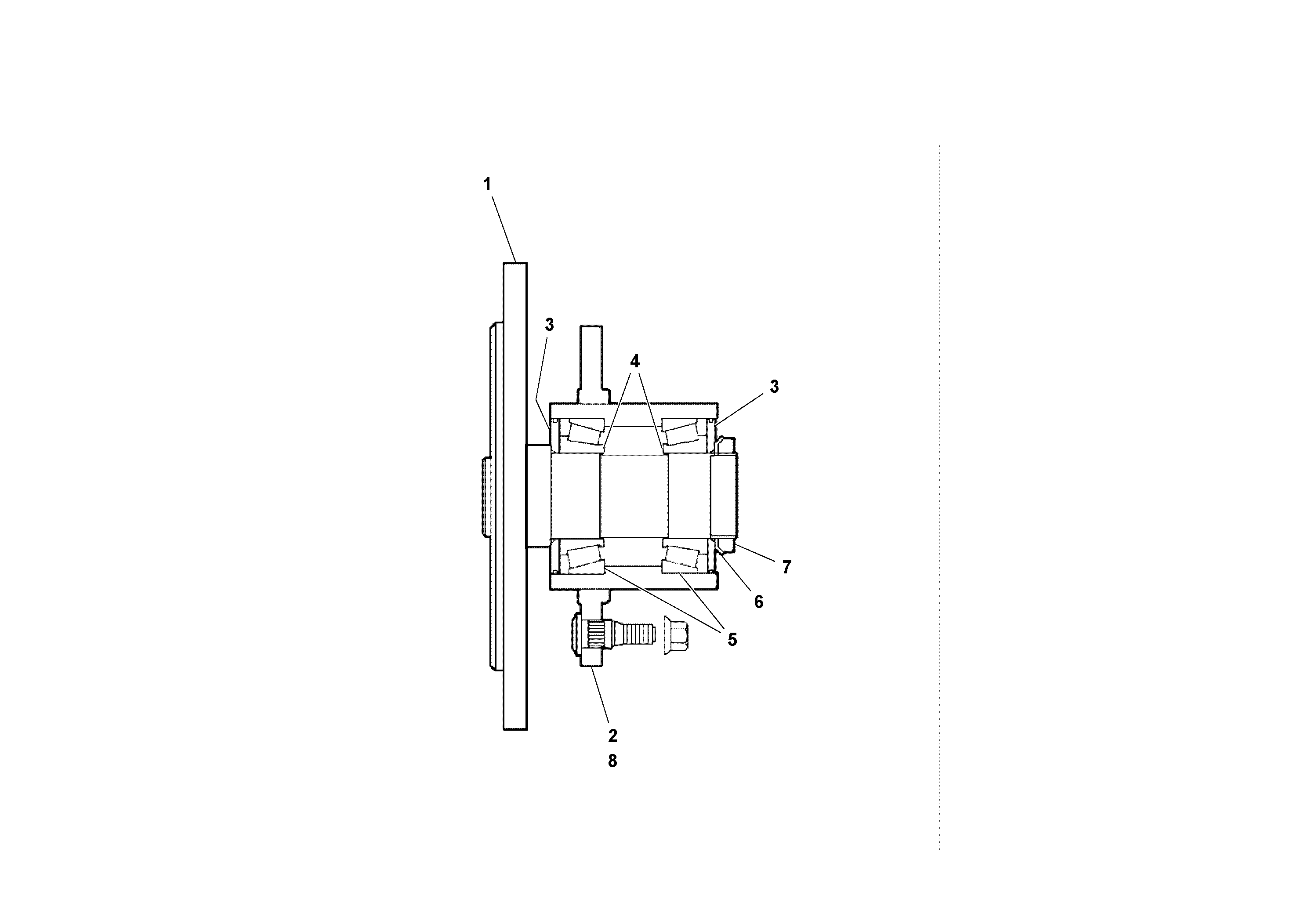 Схема запчастей Volvo RW100A S/N 196960 - - 91684 Spindle Assembly 