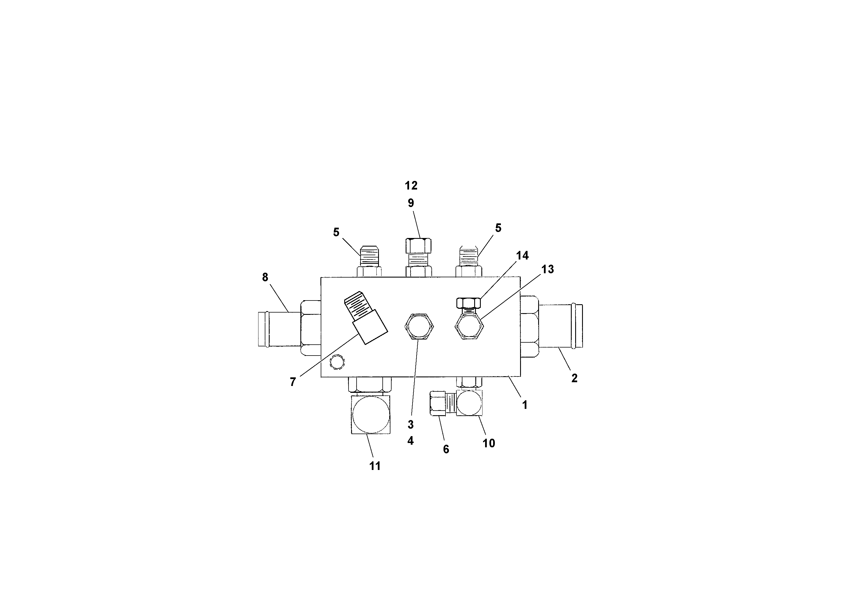 Схема запчастей Volvo RW100A S/N 196960 - - 91689 Block Assembly 