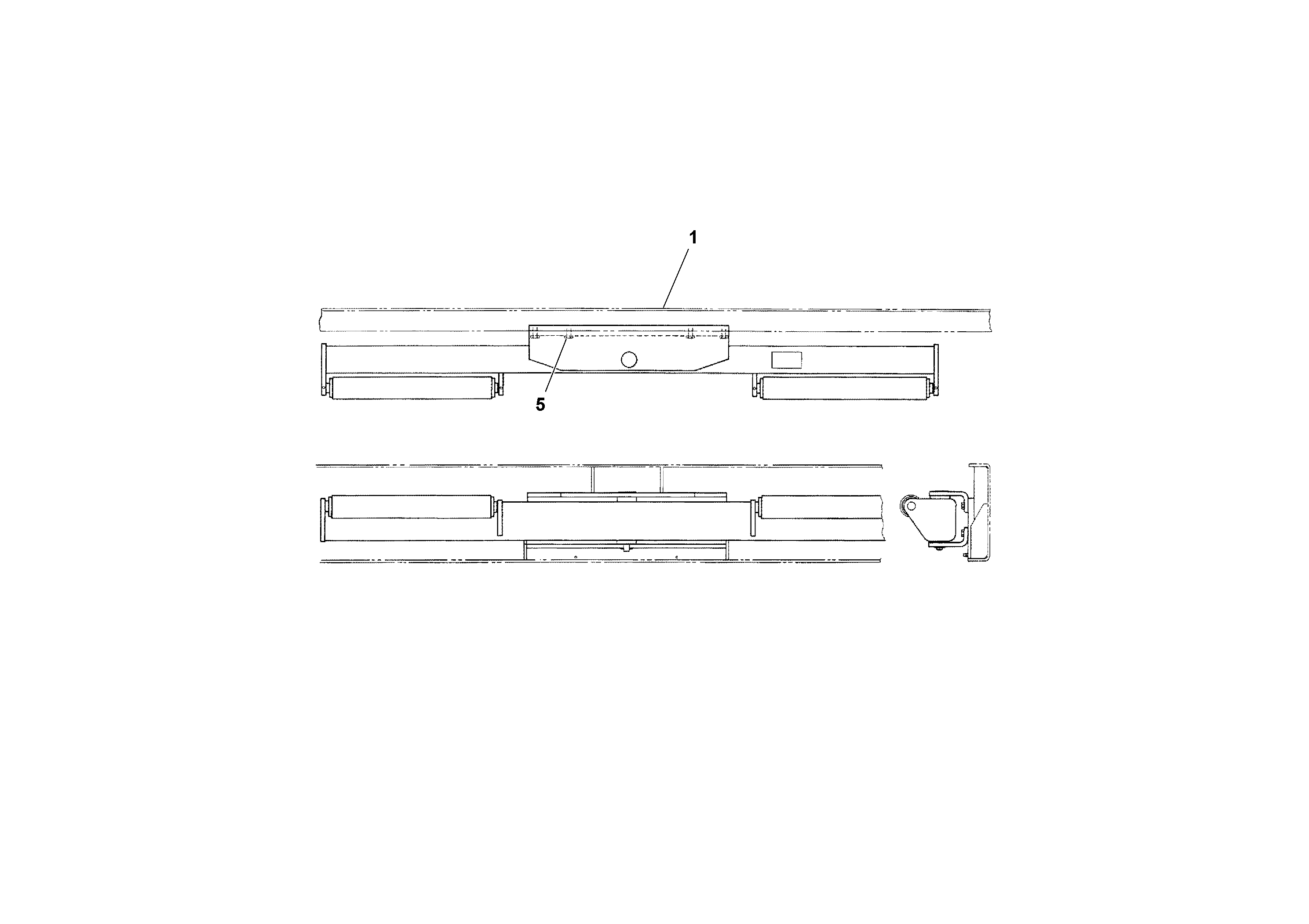 Схема запчастей Volvo RW100A S/N 196960 - - 92275 Oscillating Push Roller Installation 