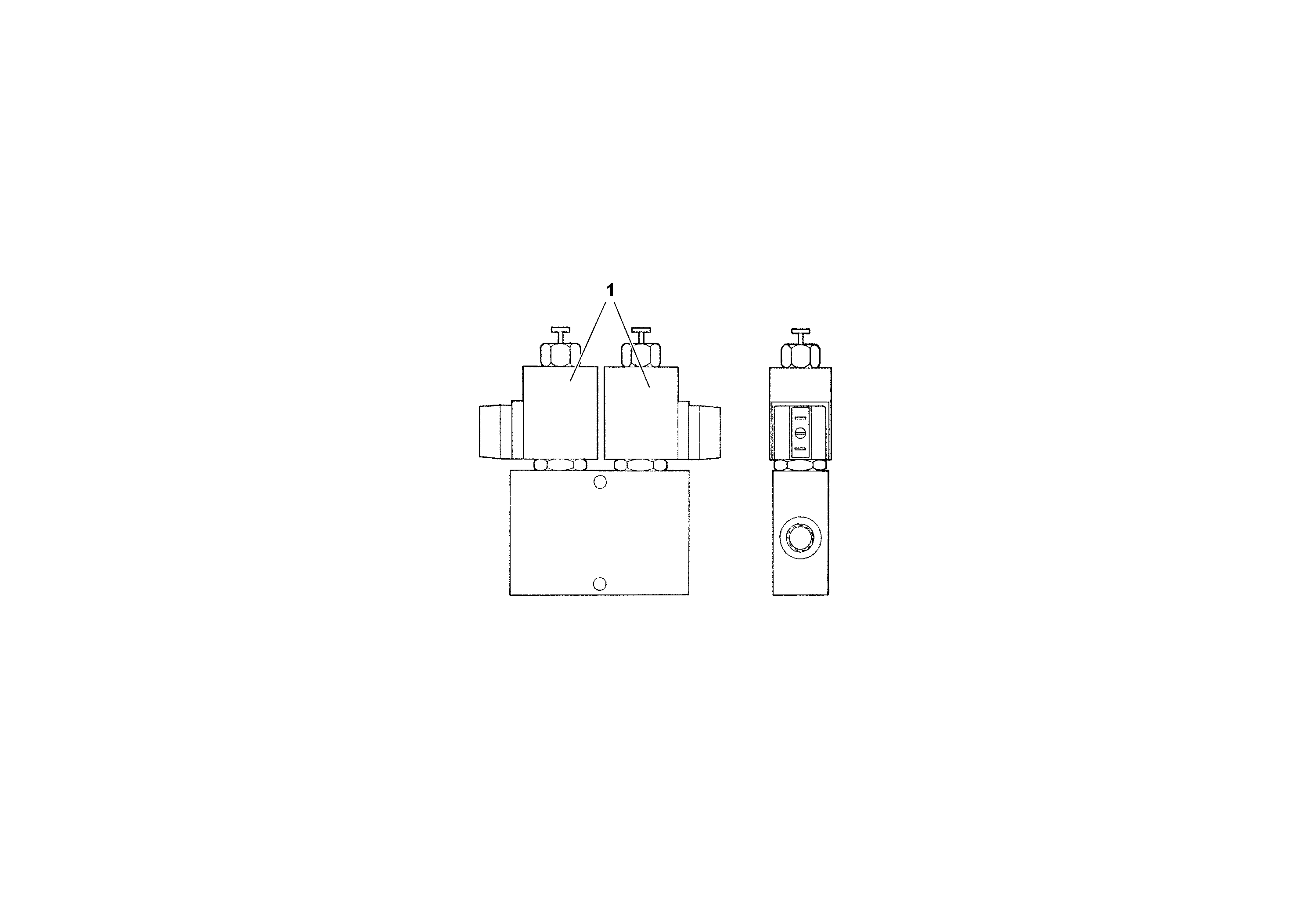 Схема запчастей Volvo RW195D S/N 197517- - 48889 Control Valves 