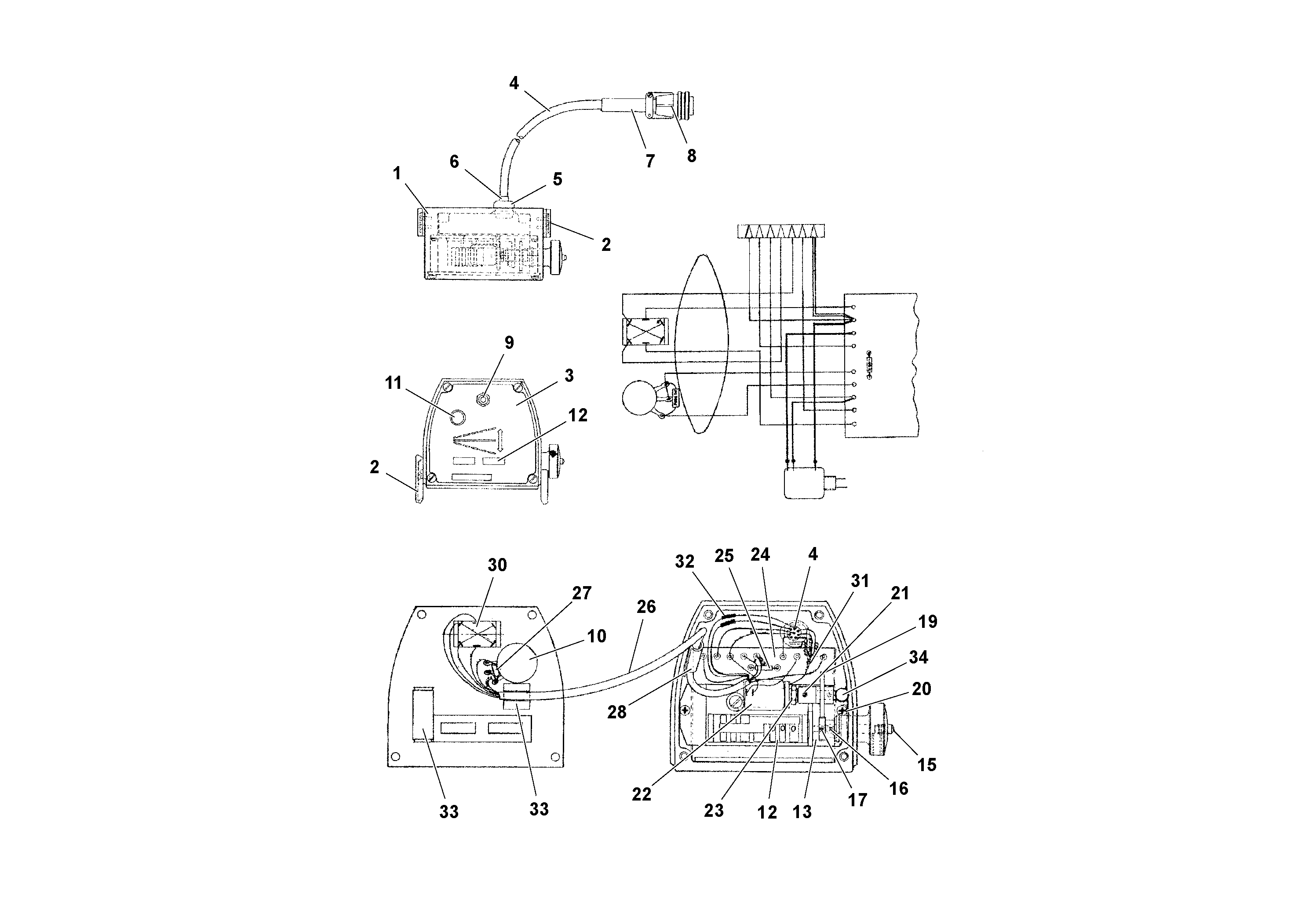 Схема запчастей Volvo RW195D S/N 197517- - 54556 Slope Control 