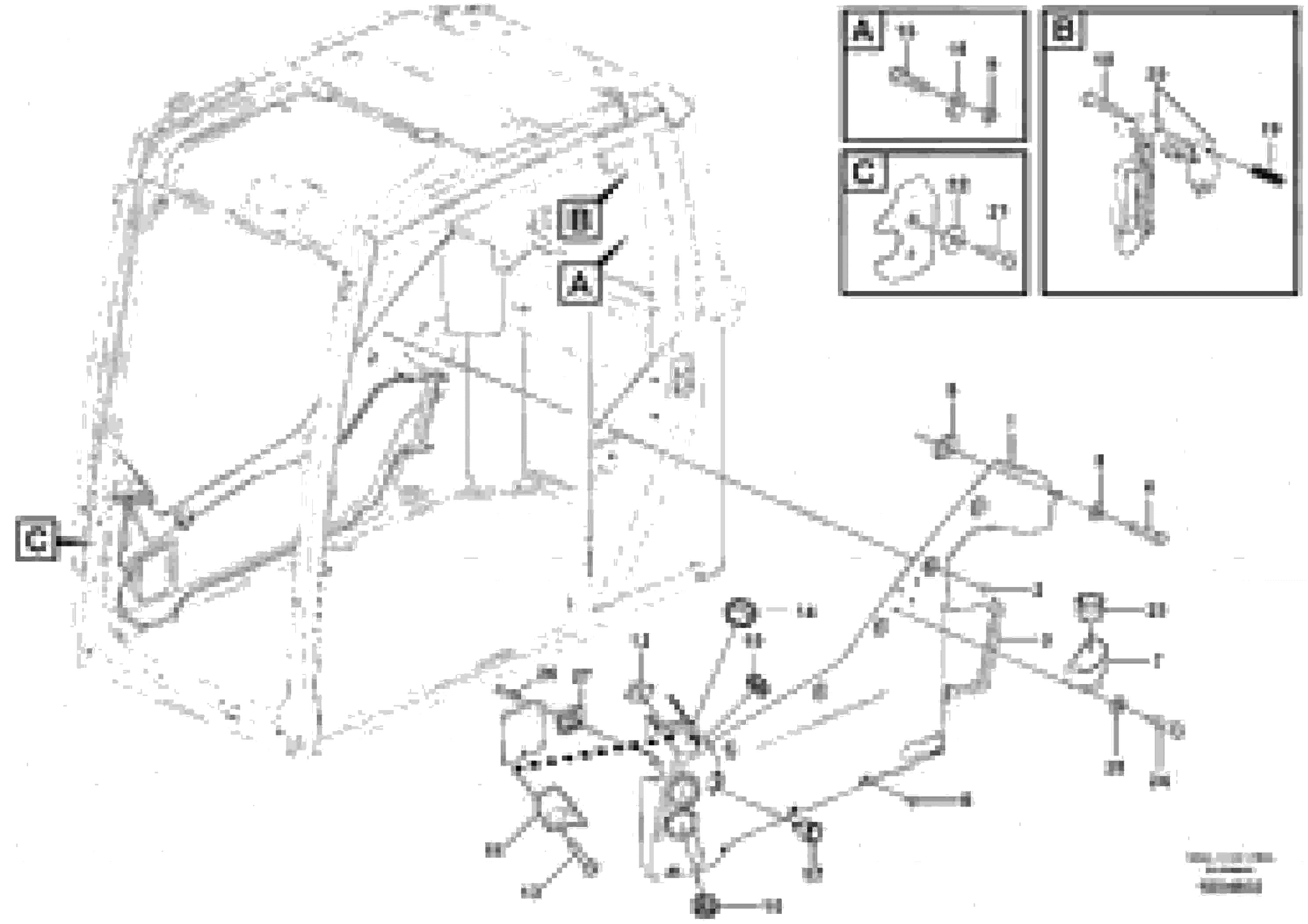 Схема запчастей Volvo PL4611 - 960 Interior components 