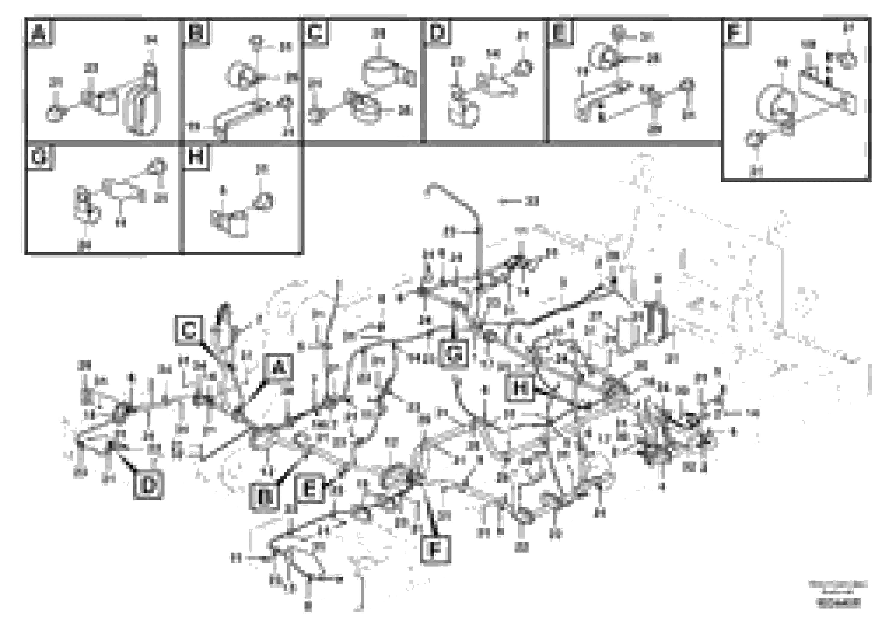 Схема запчастей Volvo PL4611 - 18960 Cable and wire harness, main 