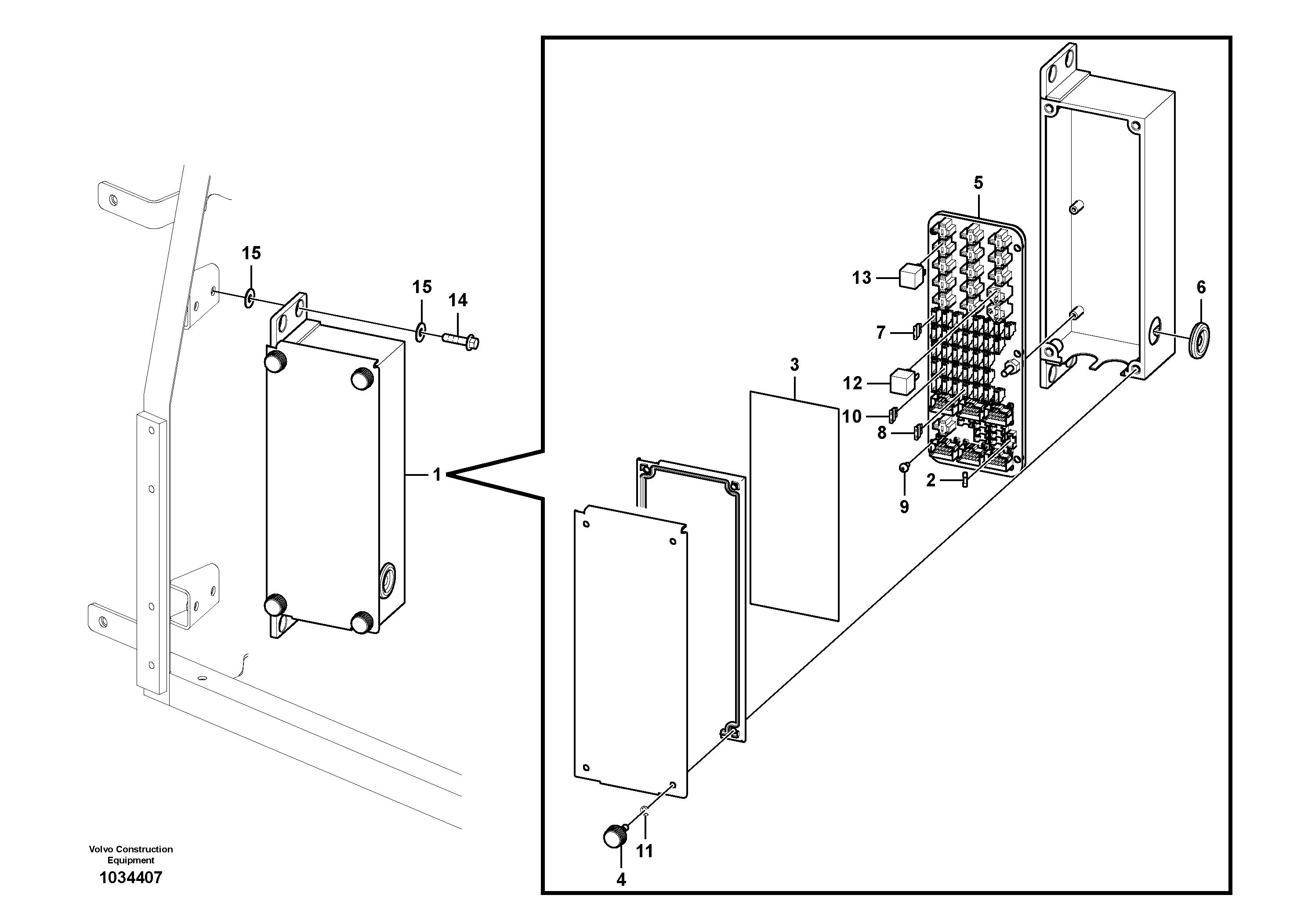 Схема запчастей Volvo PL4611 - 66559 Electrical relay 