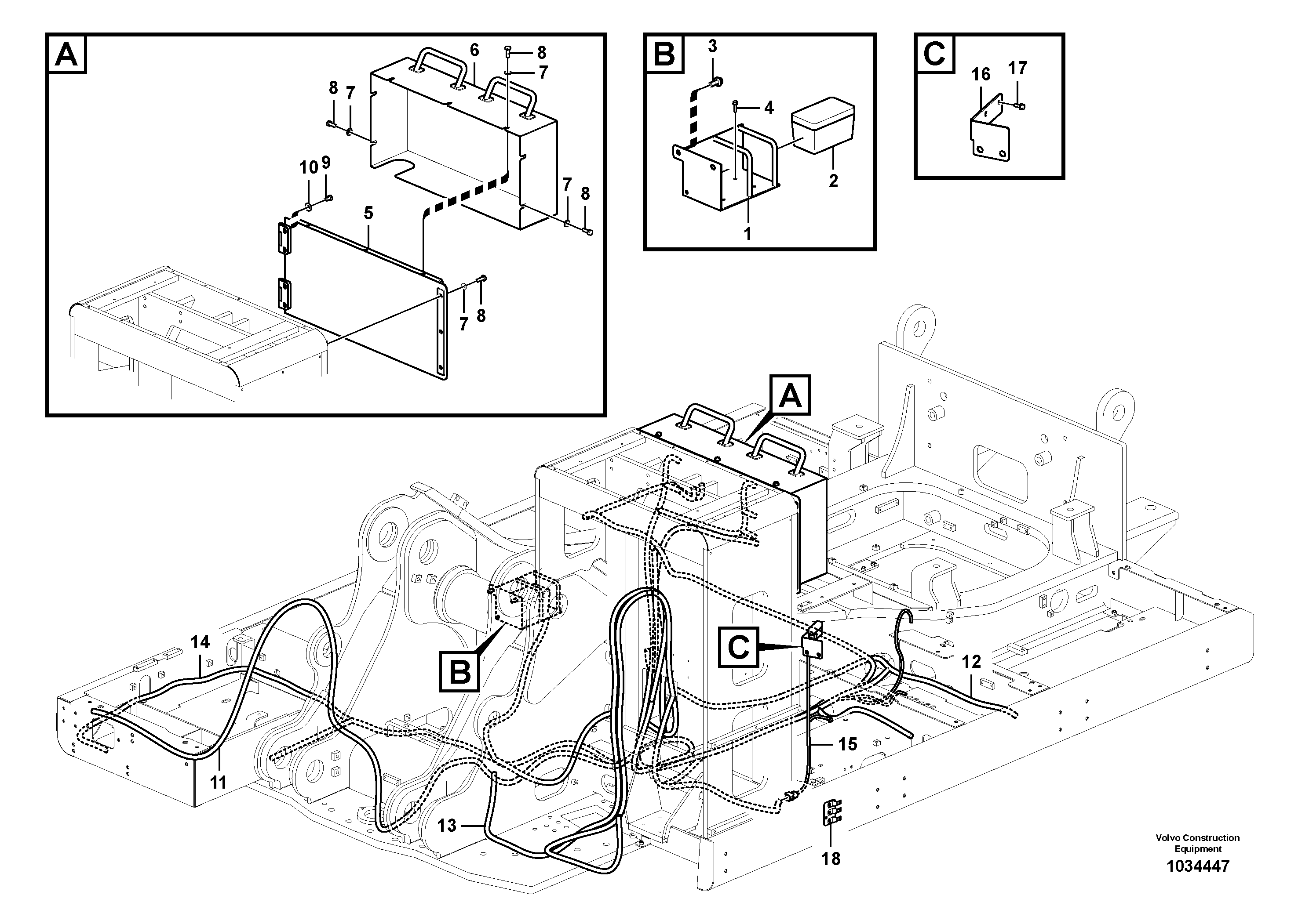 Схема запчастей Volvo PL4608 - 79735 Electronic unit 