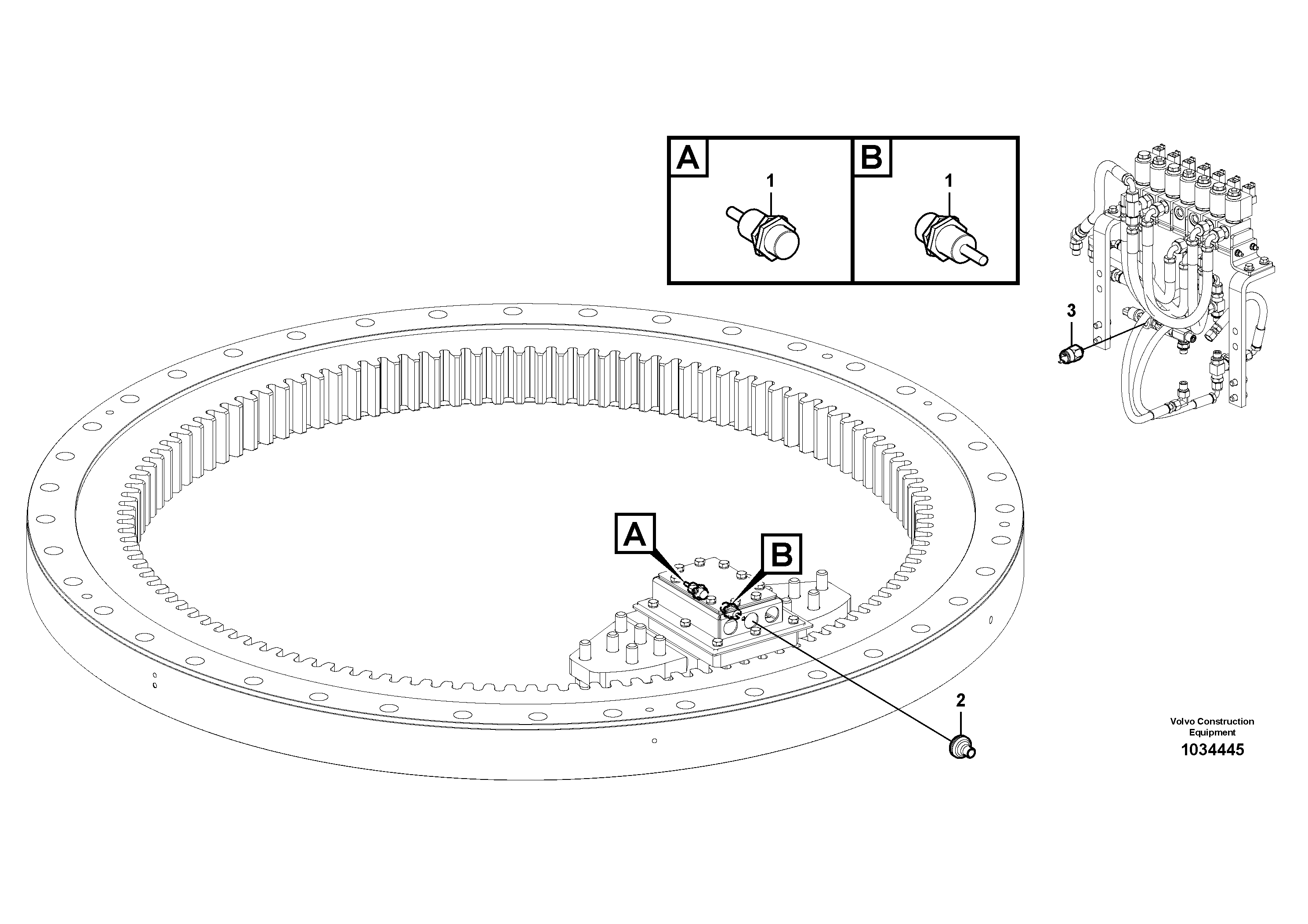 Схема запчастей Volvo PL4608 - 83838 Electronic unit 