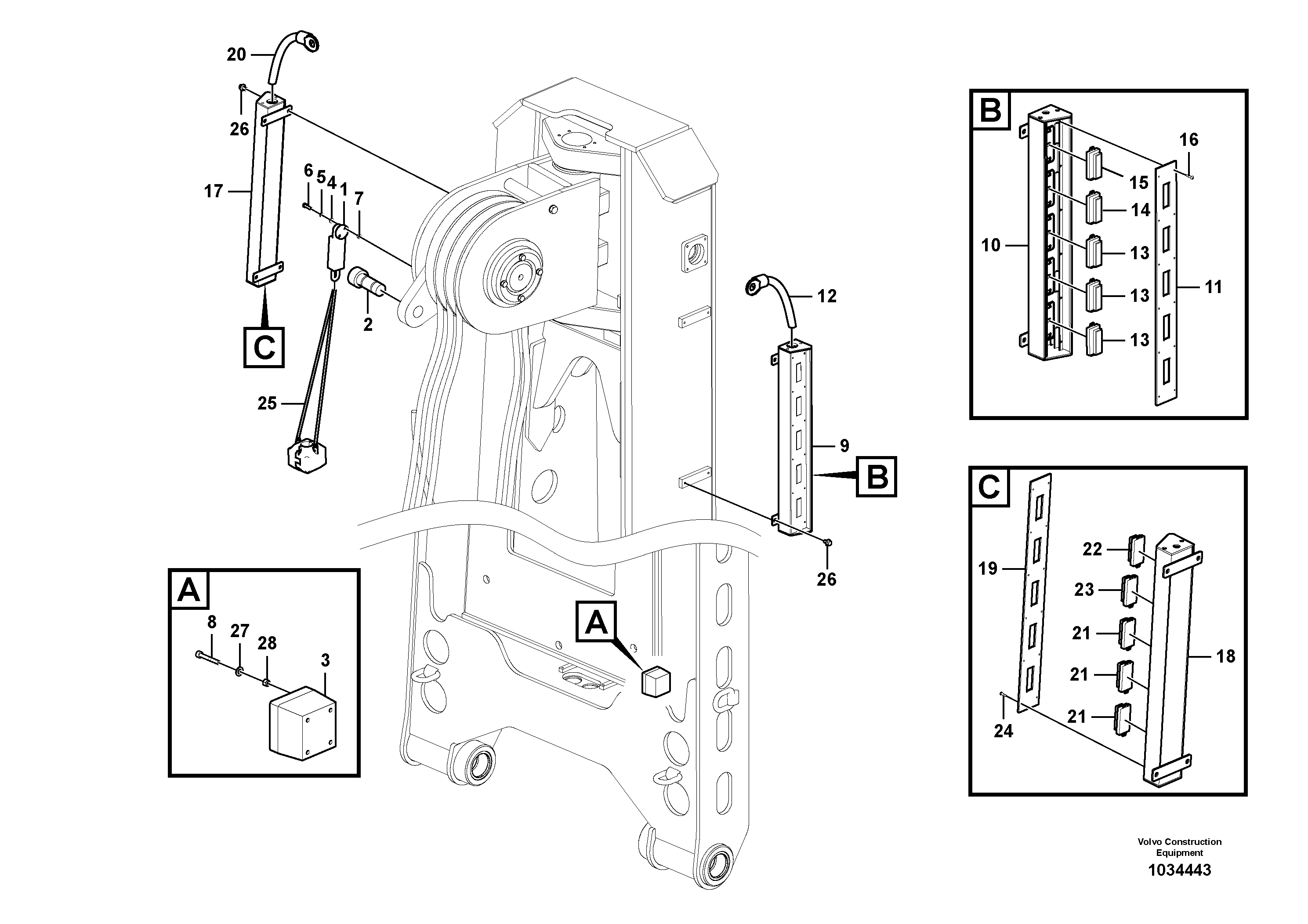 Схема запчастей Volvo PL4608 - 98067 Electronic unit 