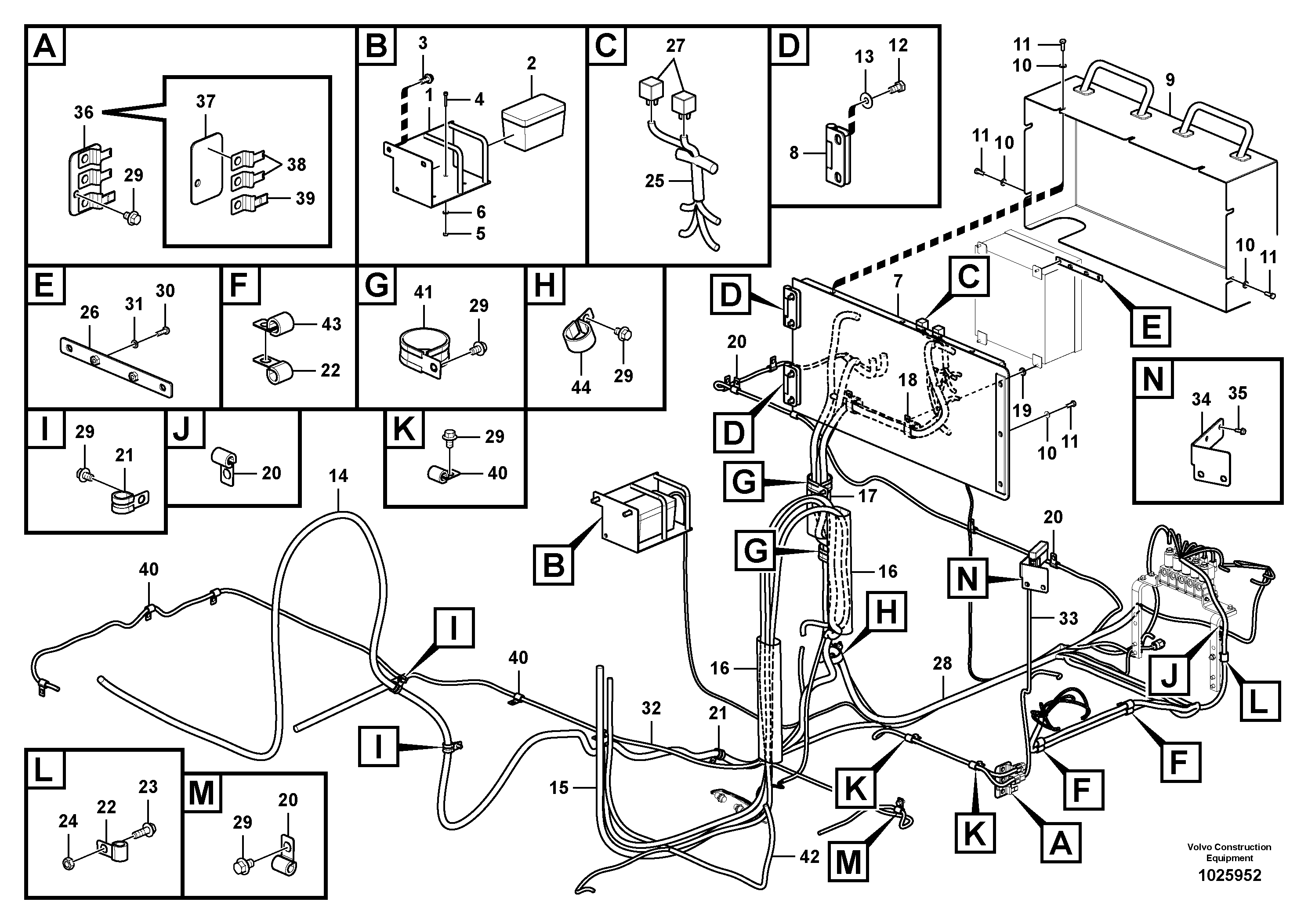 Схема запчастей Volvo PL4608 - 73519 Electronic unit 