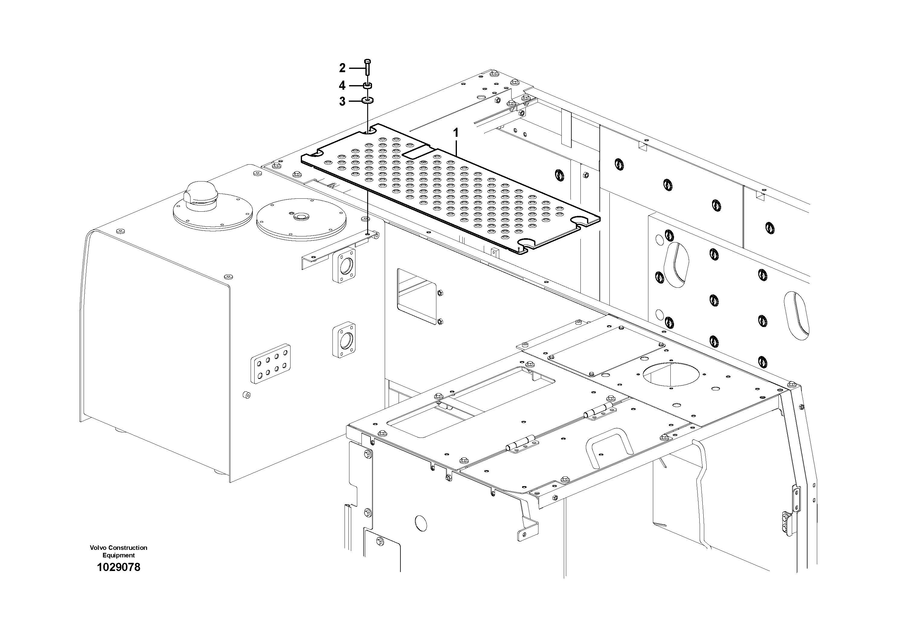 Схема запчастей Volvo PL4608 - 403 Cover, control valve 