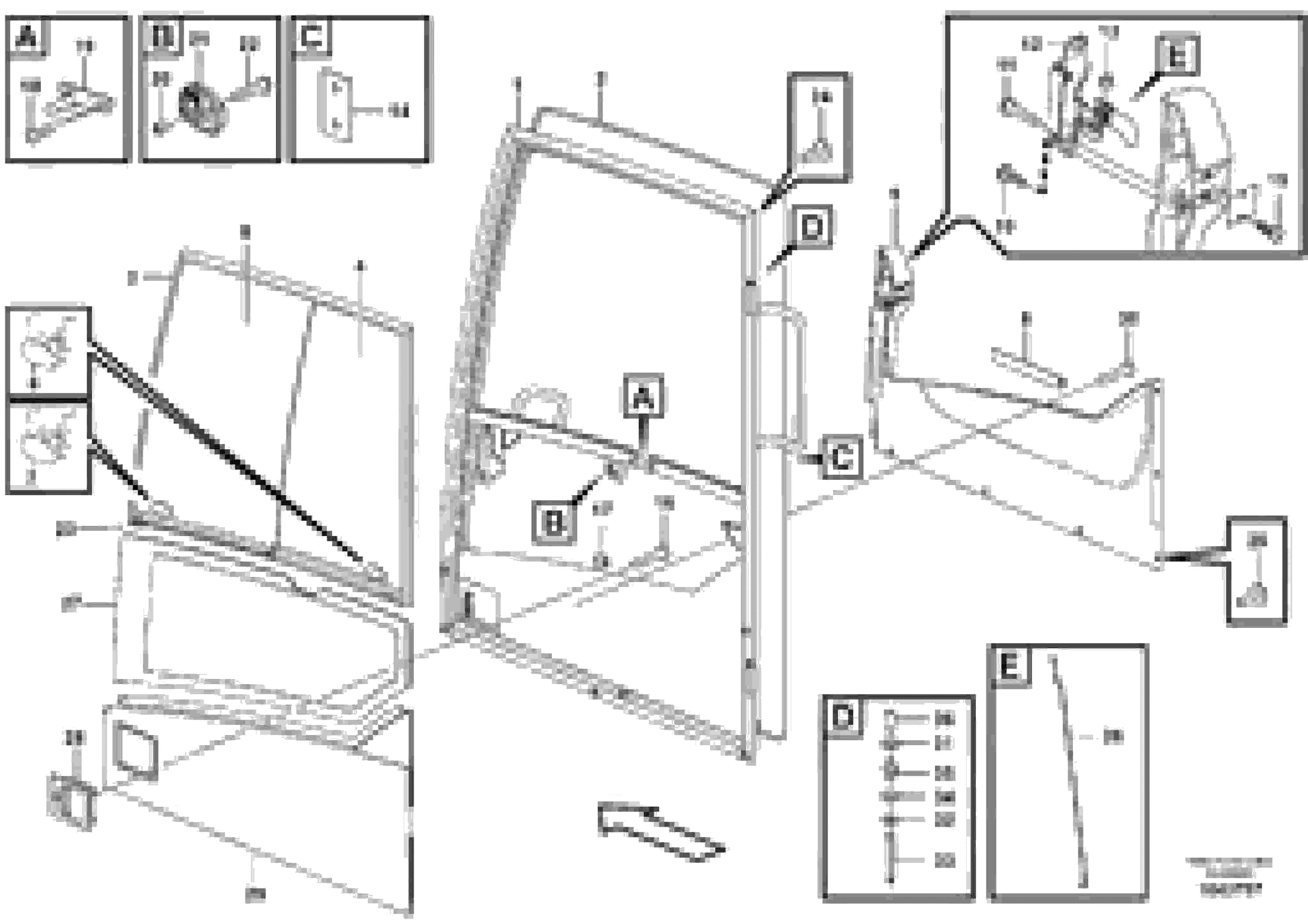 Схема запчастей Volvo PL4608 - 29426 Door, operators cab 