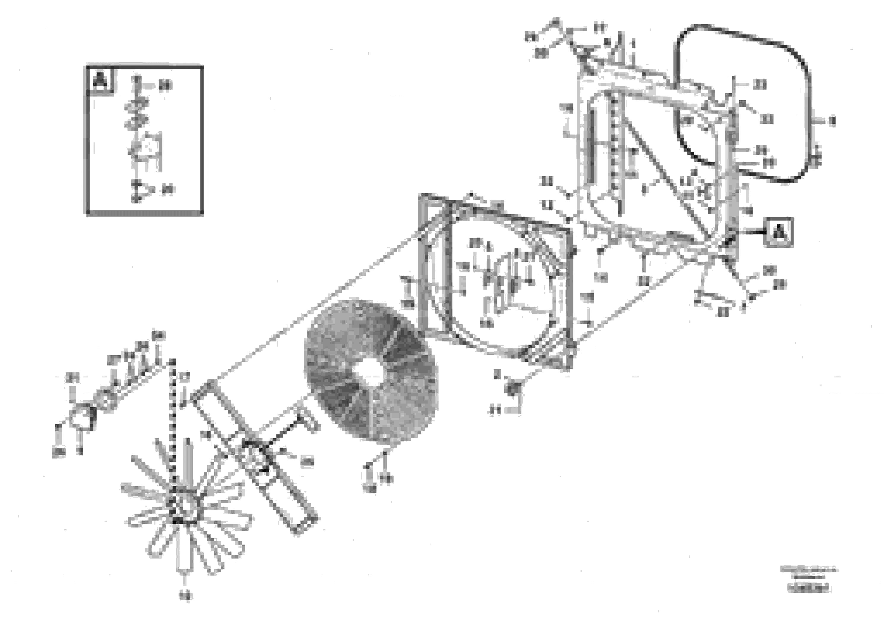 Схема запчастей Volvo FB2800C - 71929 Cooling fan mounting 