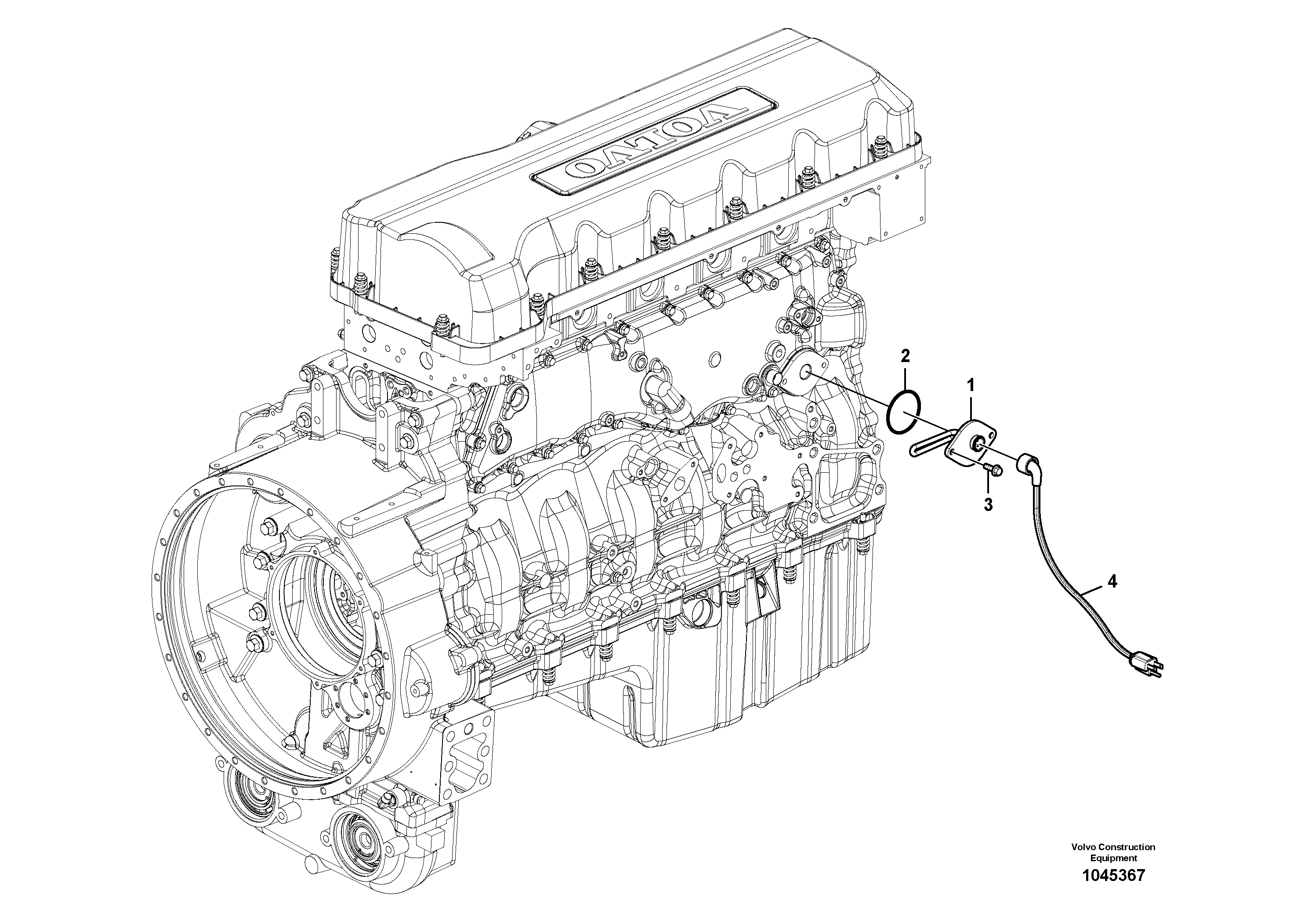 Схема запчастей Volvo FB2800C - 67840 Engine block heater 