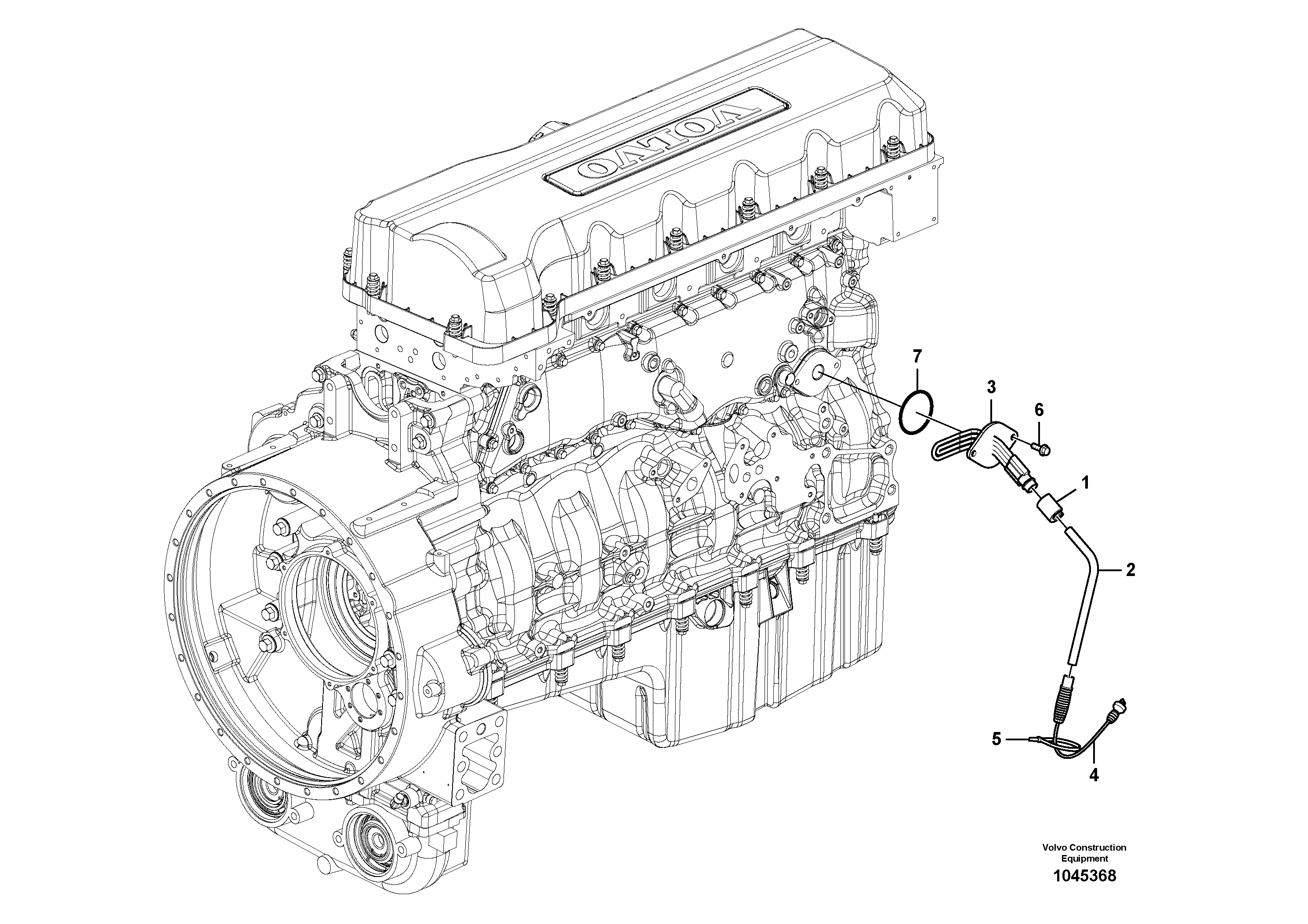 Схема запчастей Volvo FB2800C - 74859 Engine block heater 