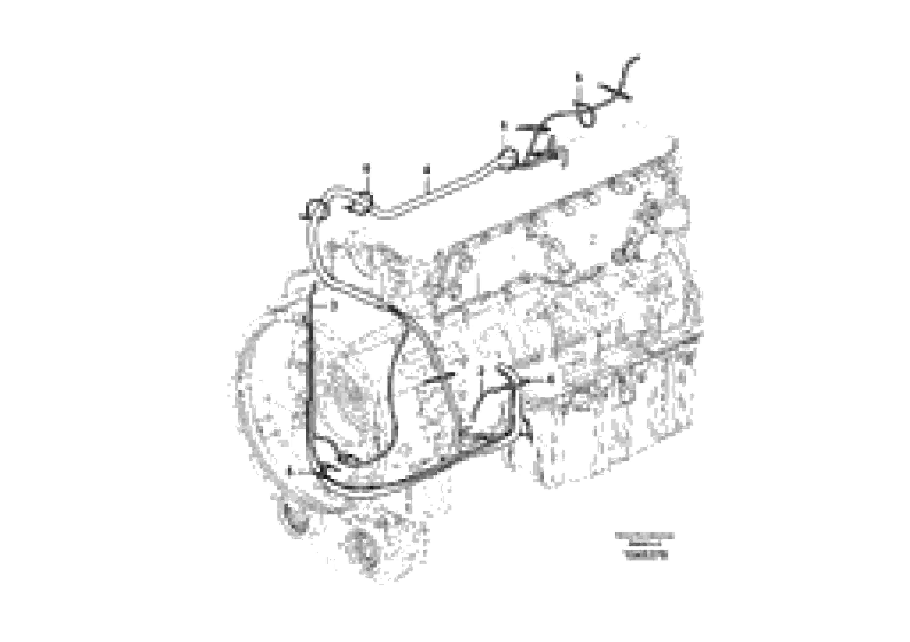 Схема запчастей Volvo FB2800C - 69905 Cable harness, engine 