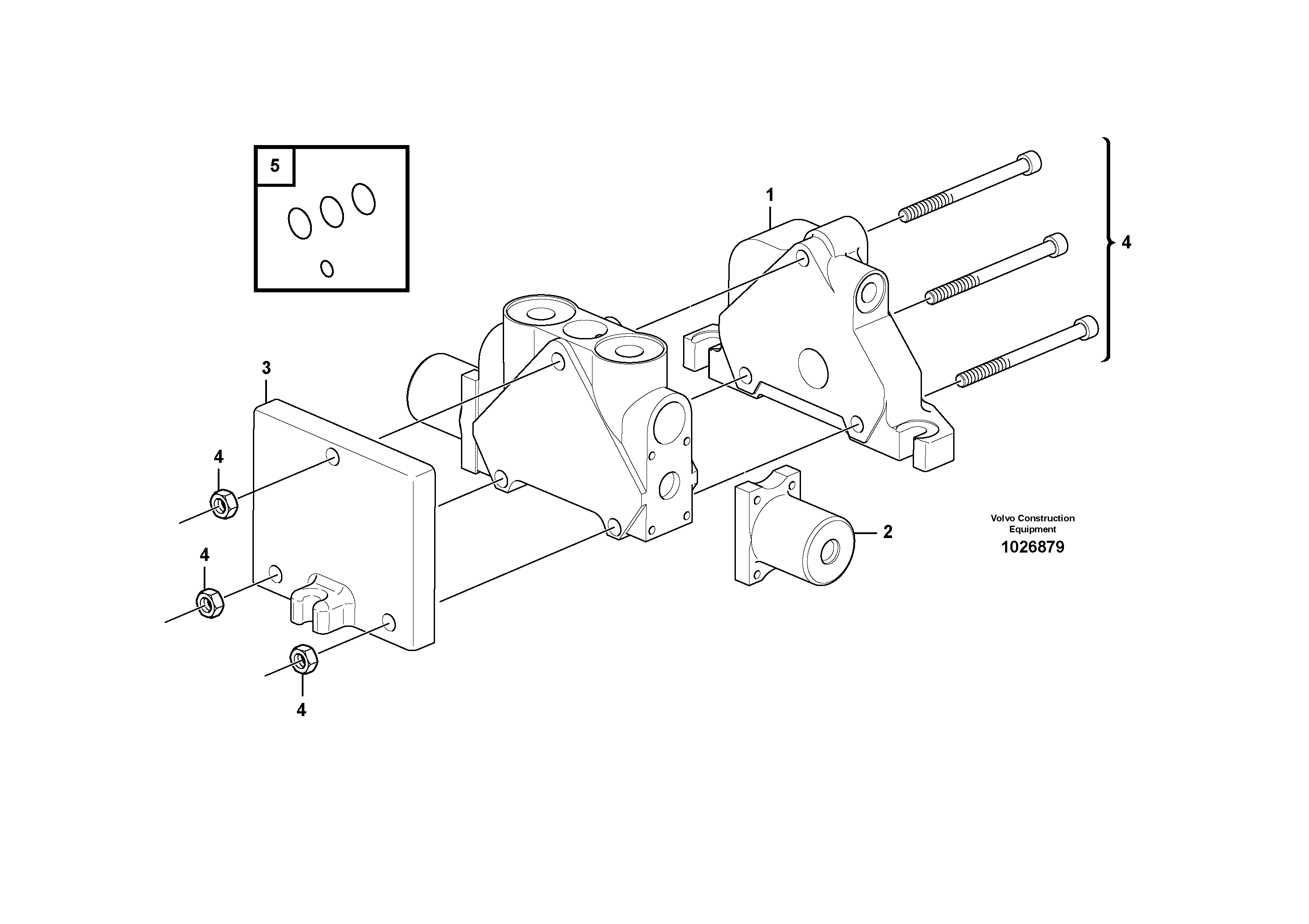 Схема запчастей Volvo BL70 - 40229 Valve body BL70